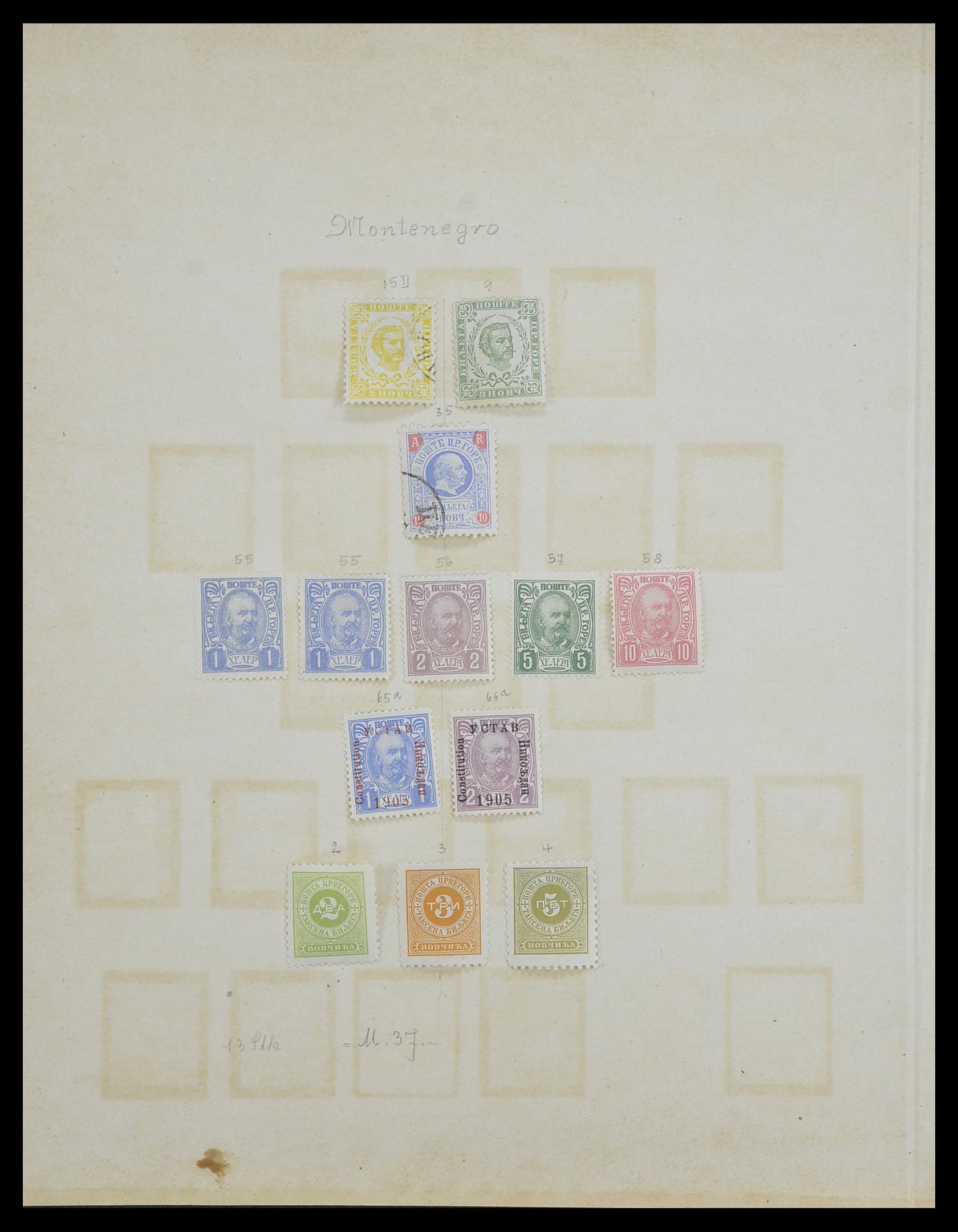 33592 037 - Postzegelverzameling 33592 Oostenrijk en gebieden 1850-1938.