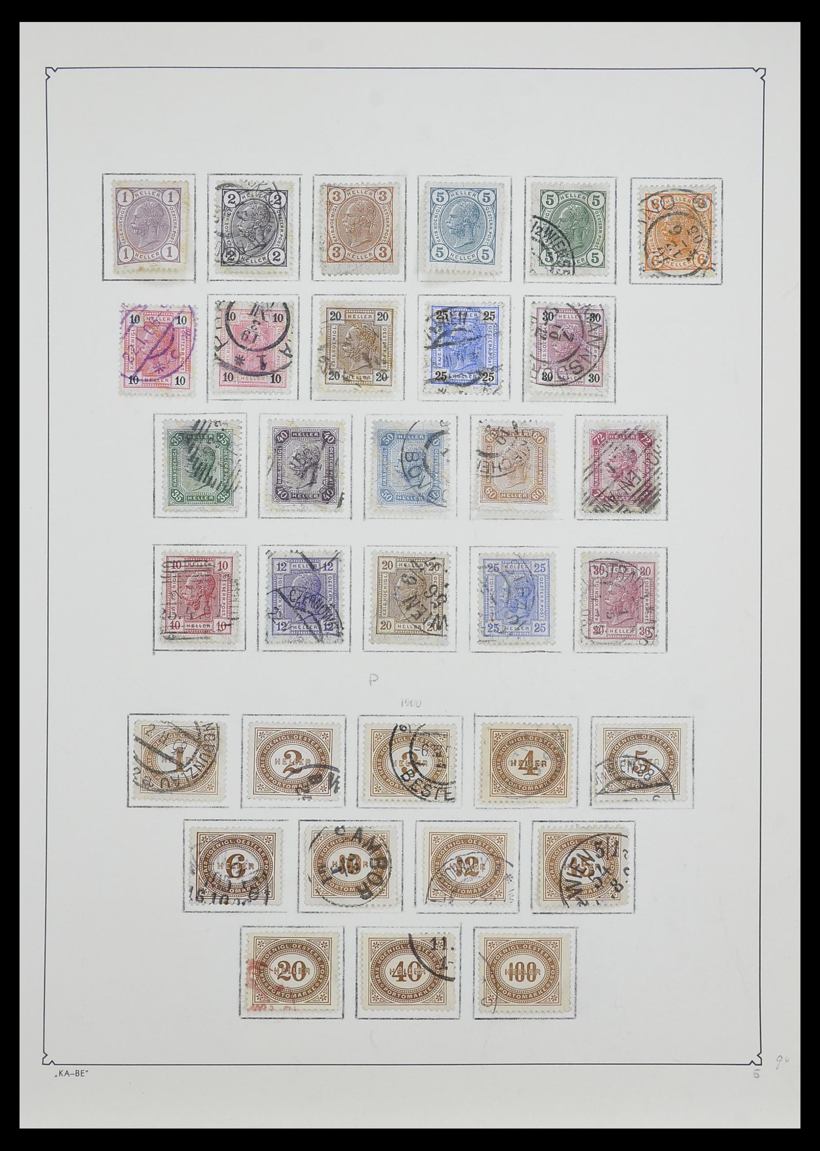 33593 005 - Postzegelverzameling 33593 Oostenrijk en gebieden 1850-1959.