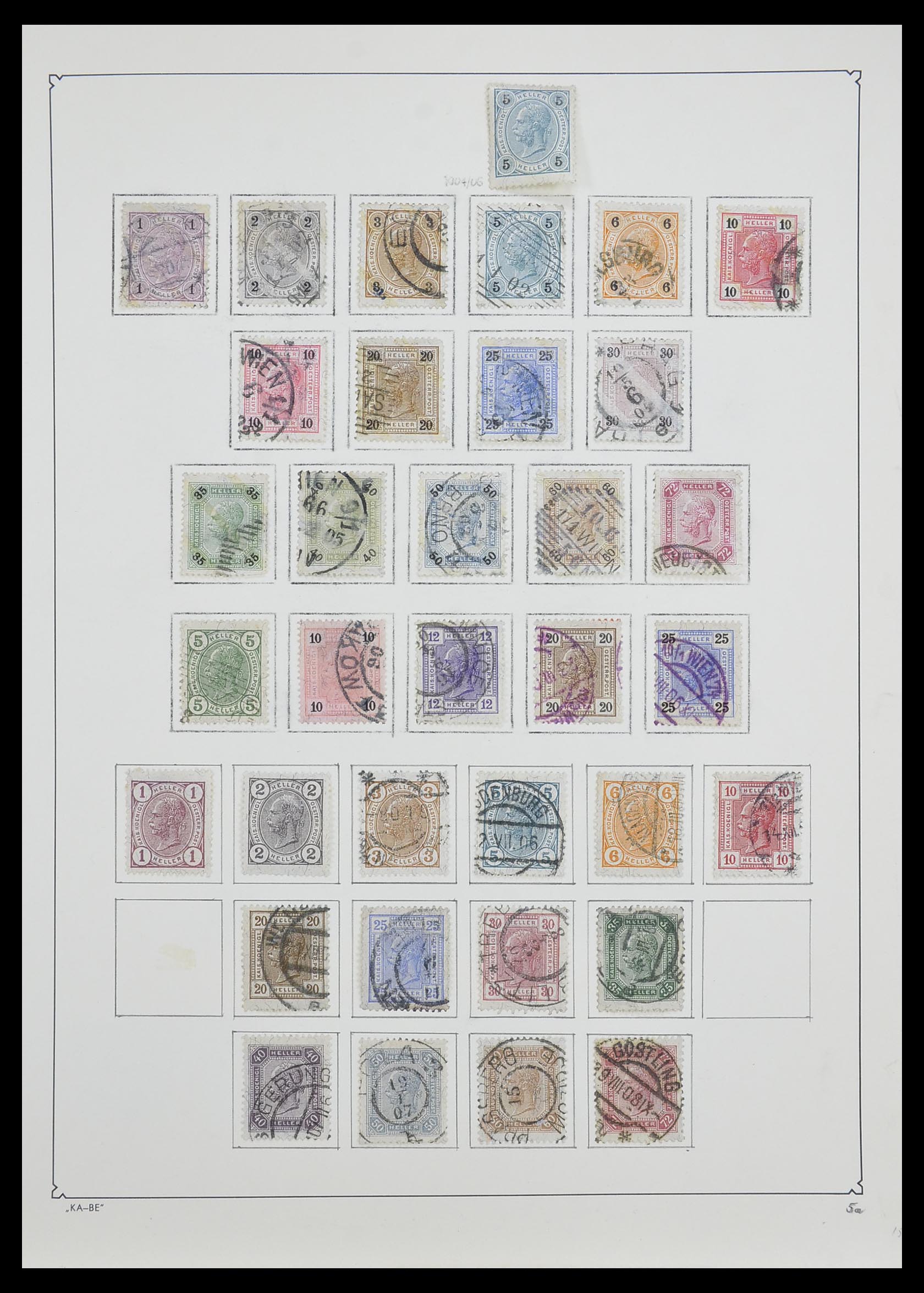 33593 006 - Postzegelverzameling 33593 Oostenrijk en gebieden 1850-1959.
