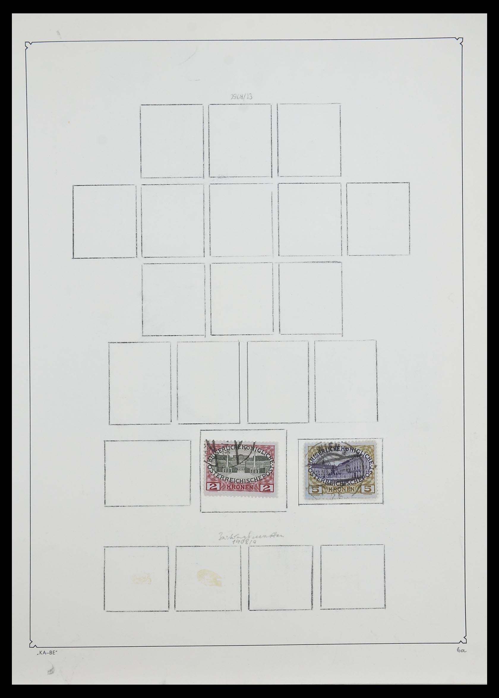 33593 008 - Postzegelverzameling 33593 Oostenrijk en gebieden 1850-1959.