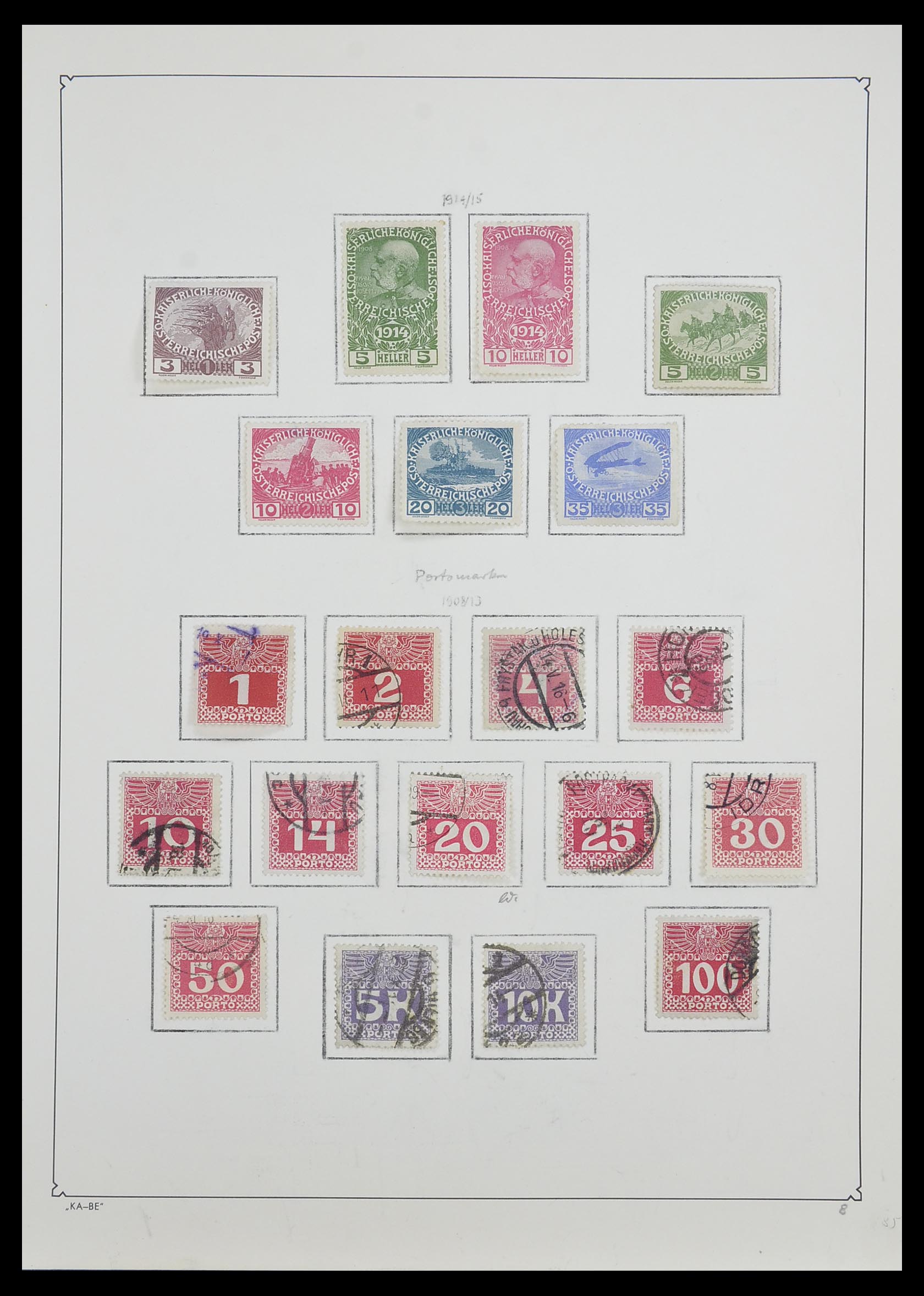 33593 010 - Postzegelverzameling 33593 Oostenrijk en gebieden 1850-1959.