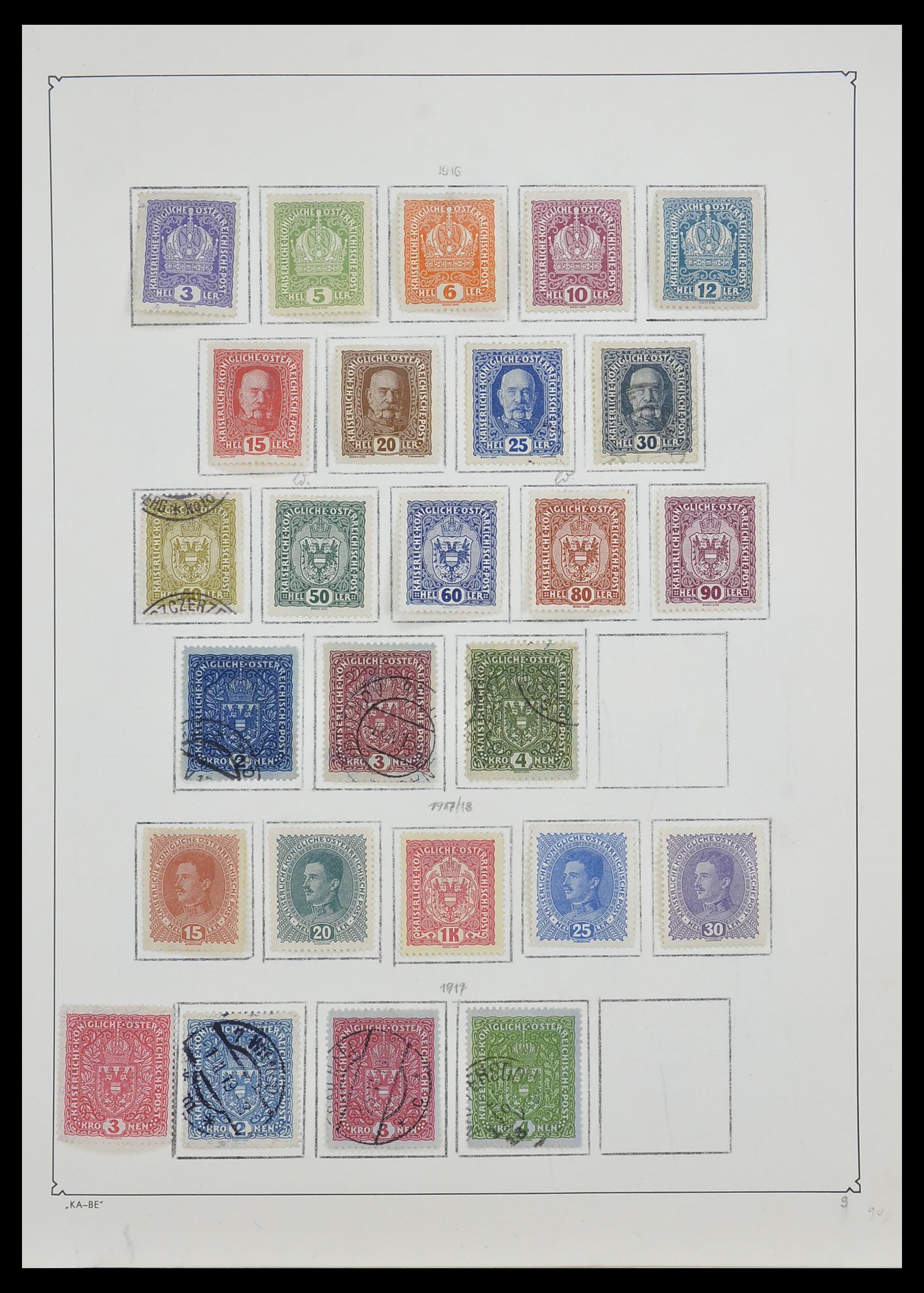 33593 011 - Postzegelverzameling 33593 Oostenrijk en gebieden 1850-1959.