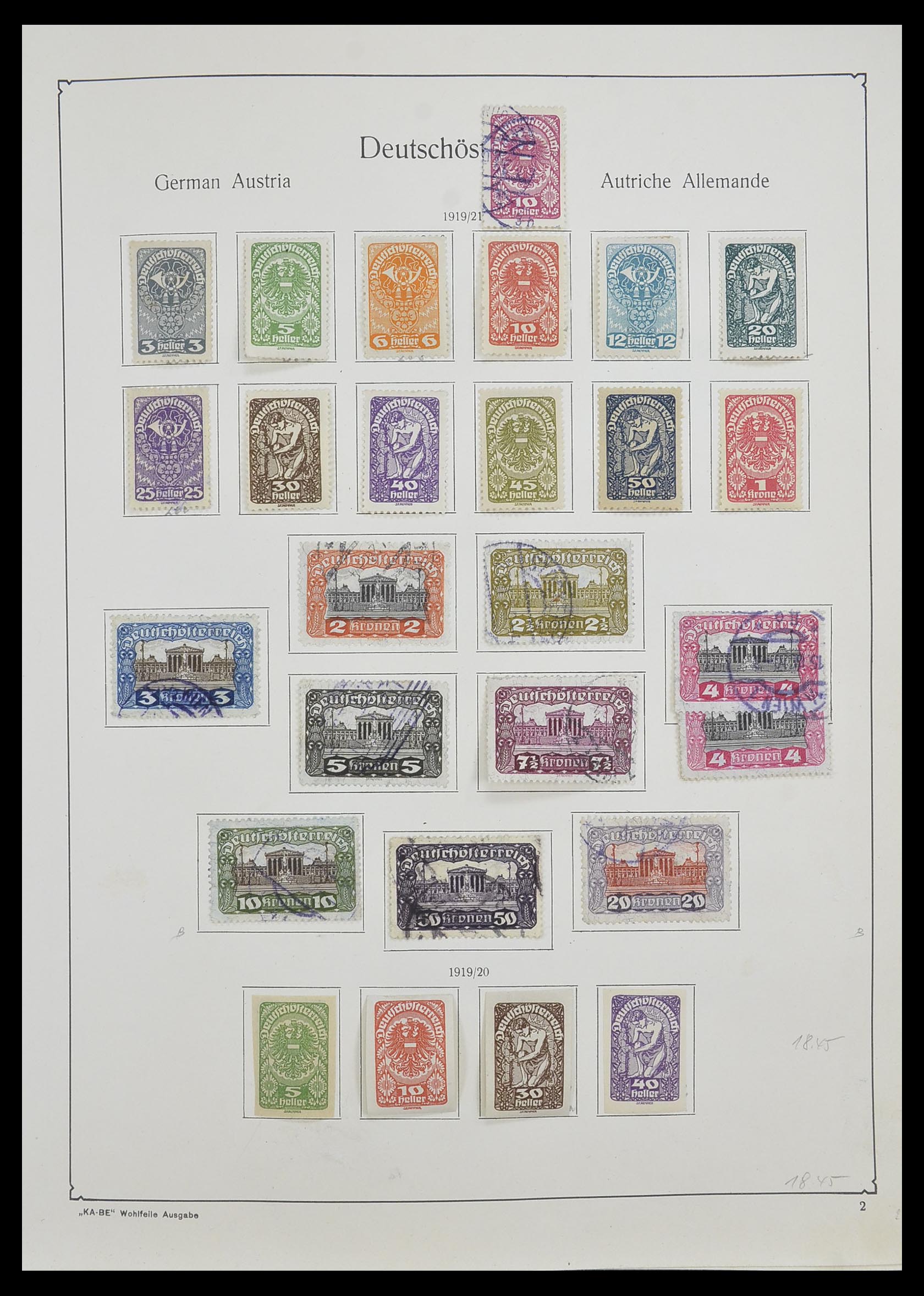 33593 014 - Stamp collection 33593 Austria and territories 1850-1959.