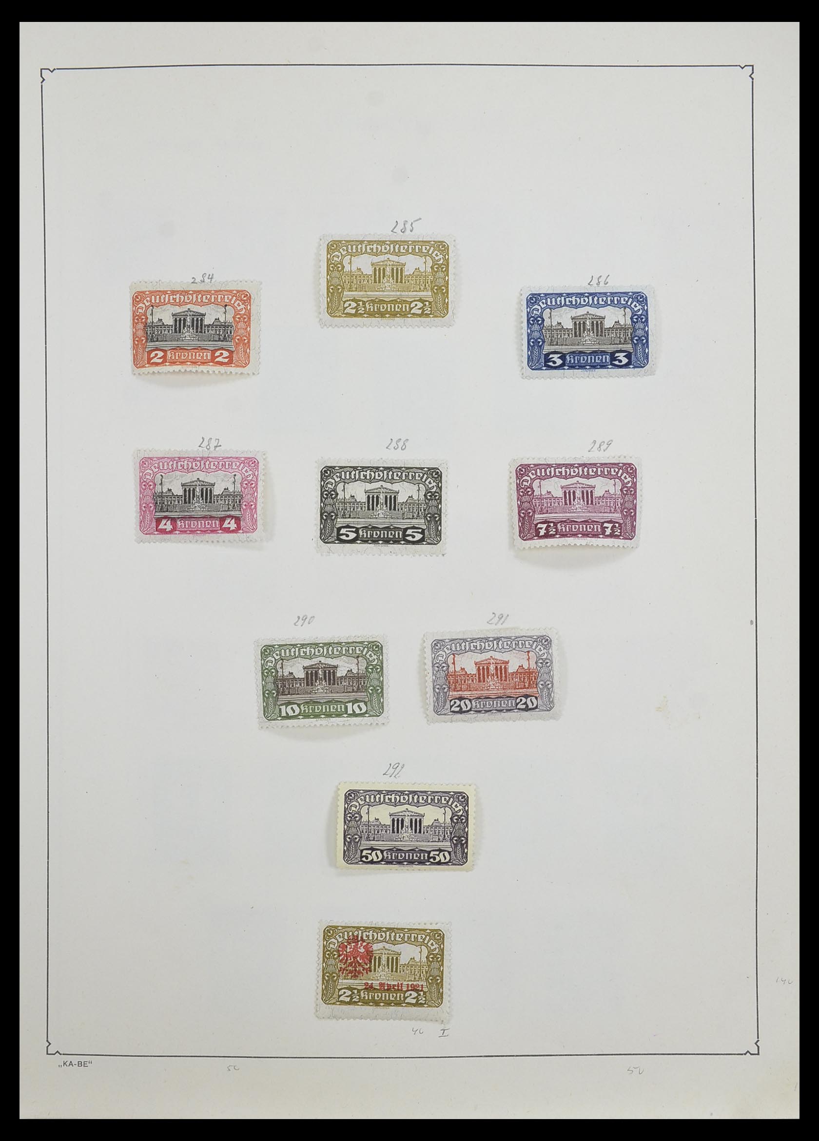 33593 015 - Postzegelverzameling 33593 Oostenrijk en gebieden 1850-1959.