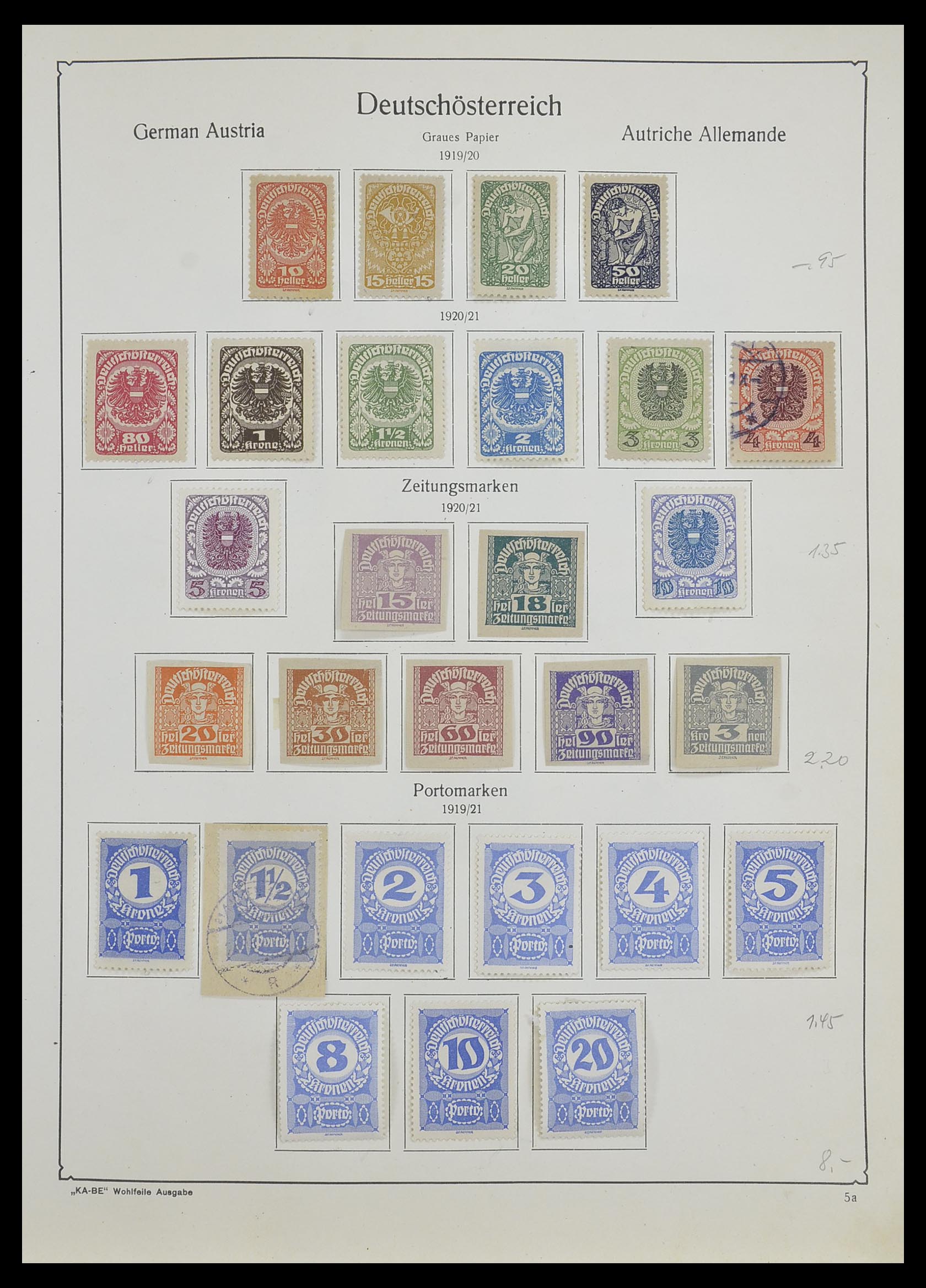 33593 019 - Stamp collection 33593 Austria and territories 1850-1959.