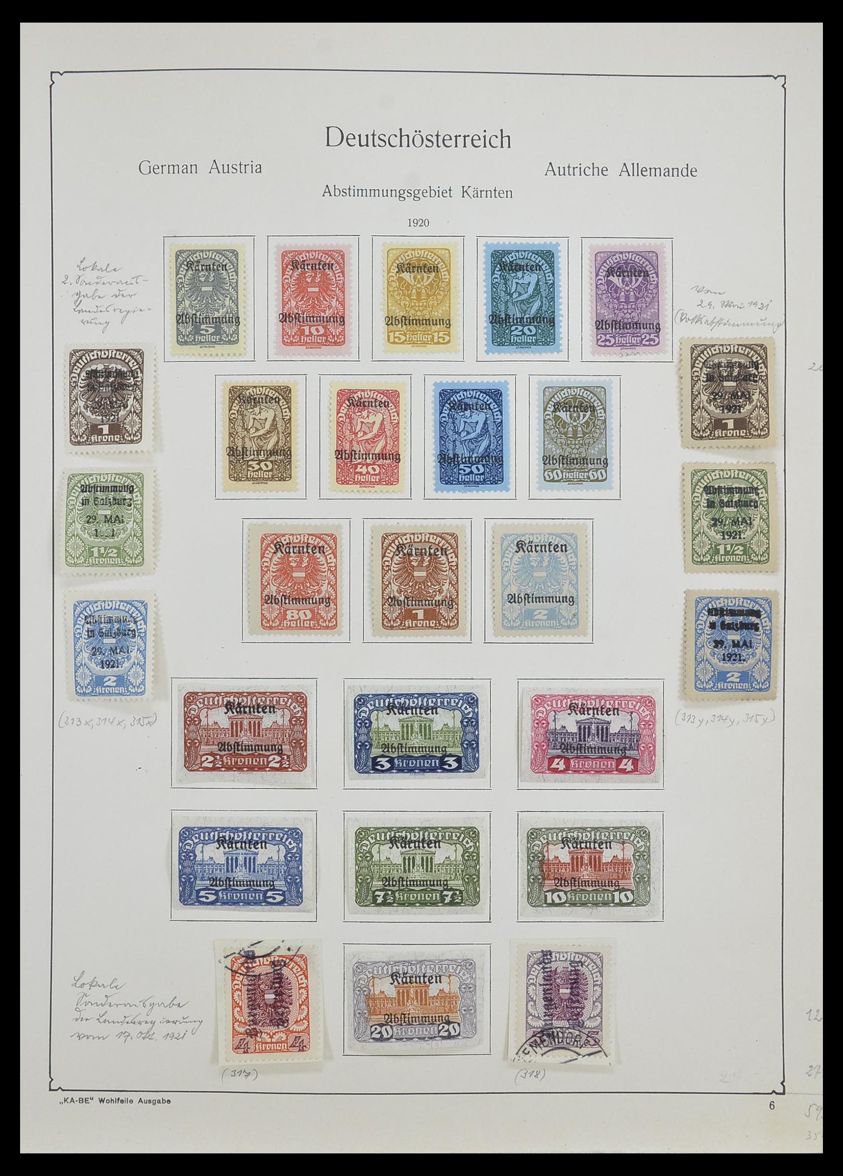 33593 020 - Postzegelverzameling 33593 Oostenrijk en gebieden 1850-1959.