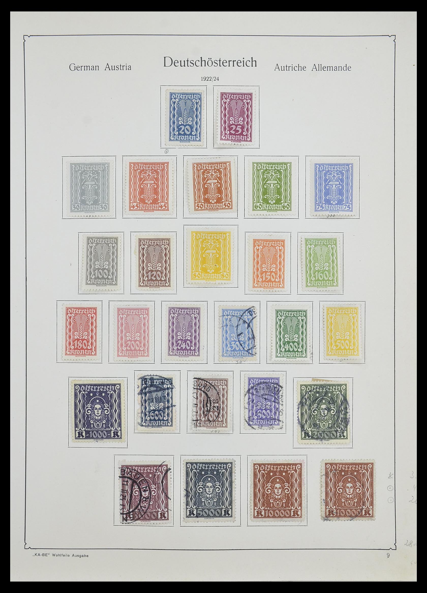 33593 023 - Postzegelverzameling 33593 Oostenrijk en gebieden 1850-1959.