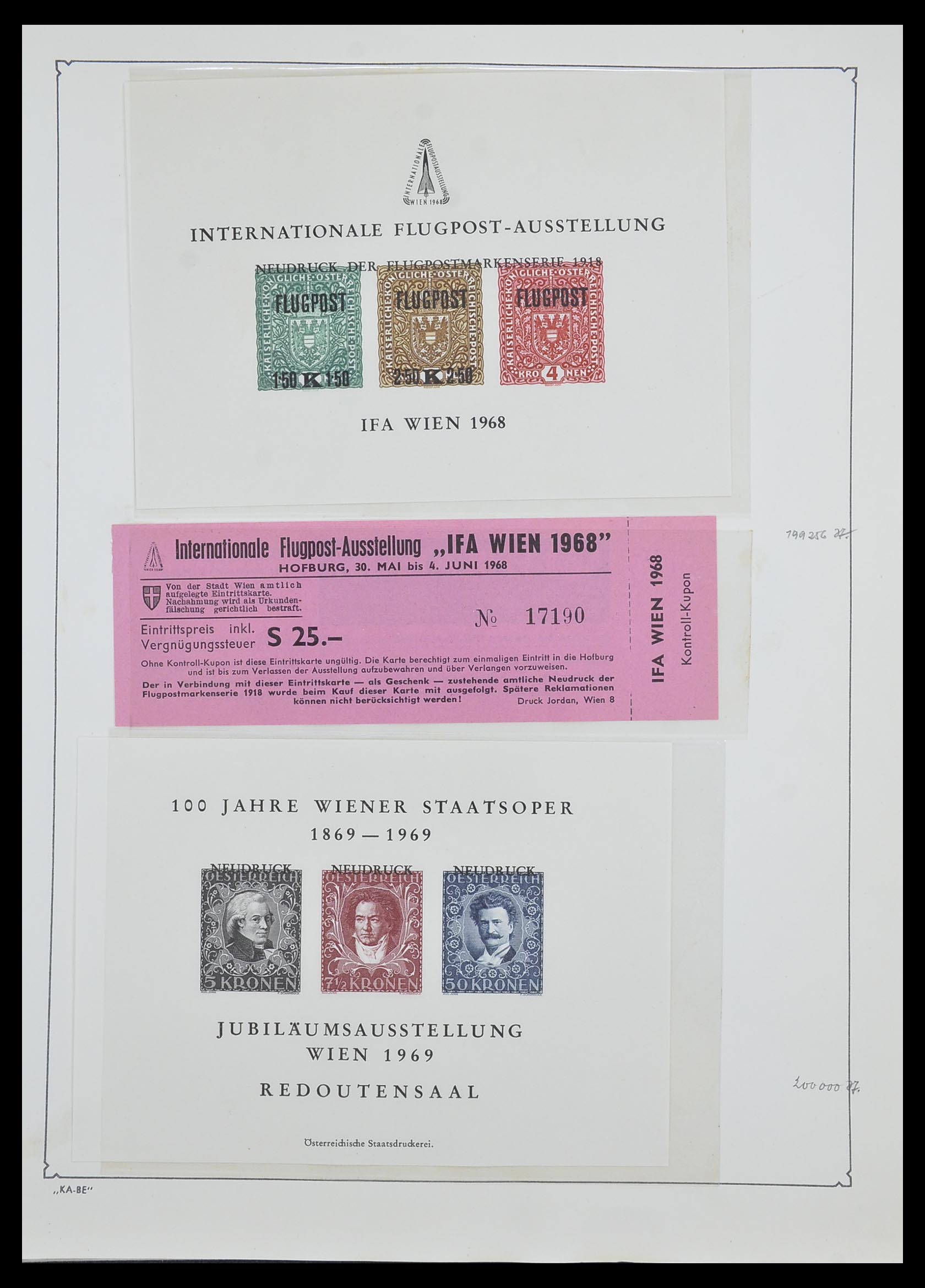 33593 025 - Postzegelverzameling 33593 Oostenrijk en gebieden 1850-1959.
