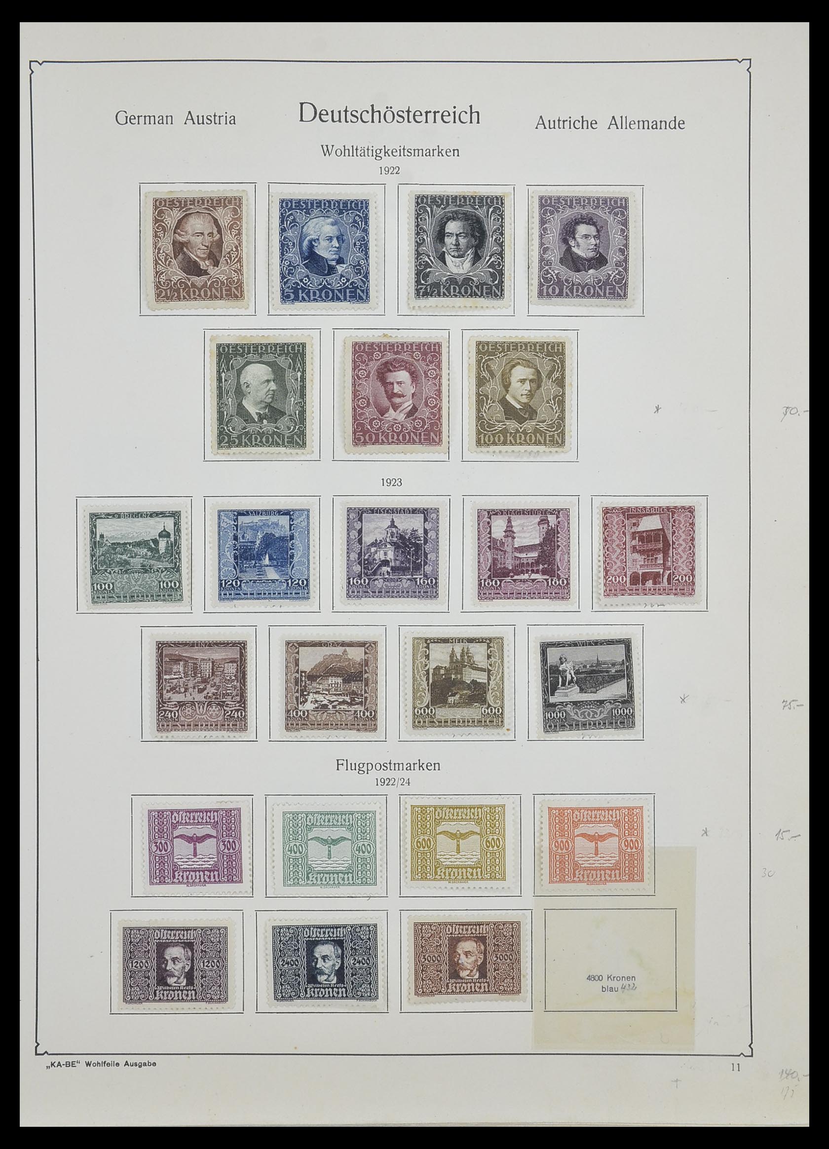 33593 026 - Postzegelverzameling 33593 Oostenrijk en gebieden 1850-1959.