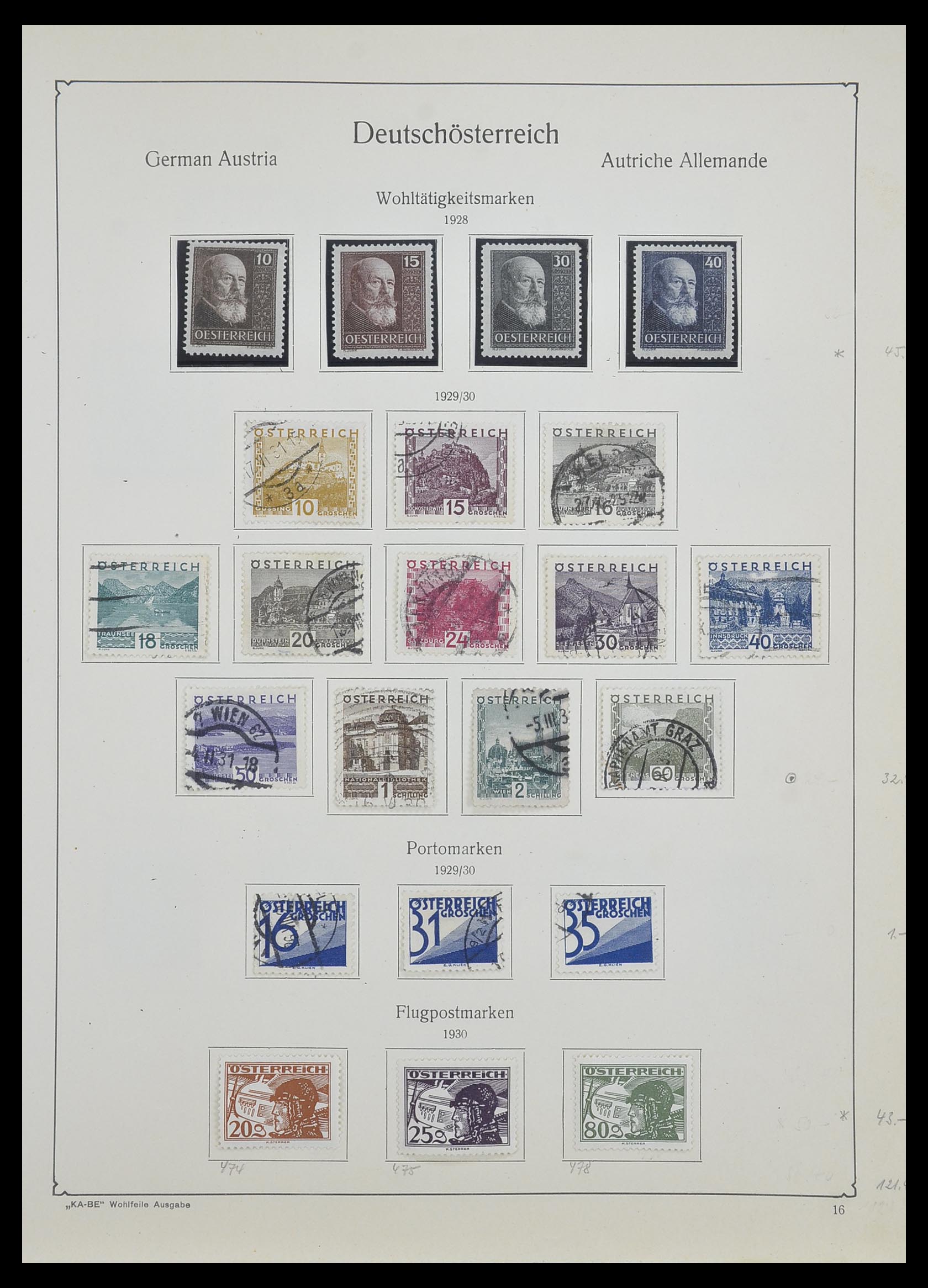 33593 031 - Postzegelverzameling 33593 Oostenrijk en gebieden 1850-1959.
