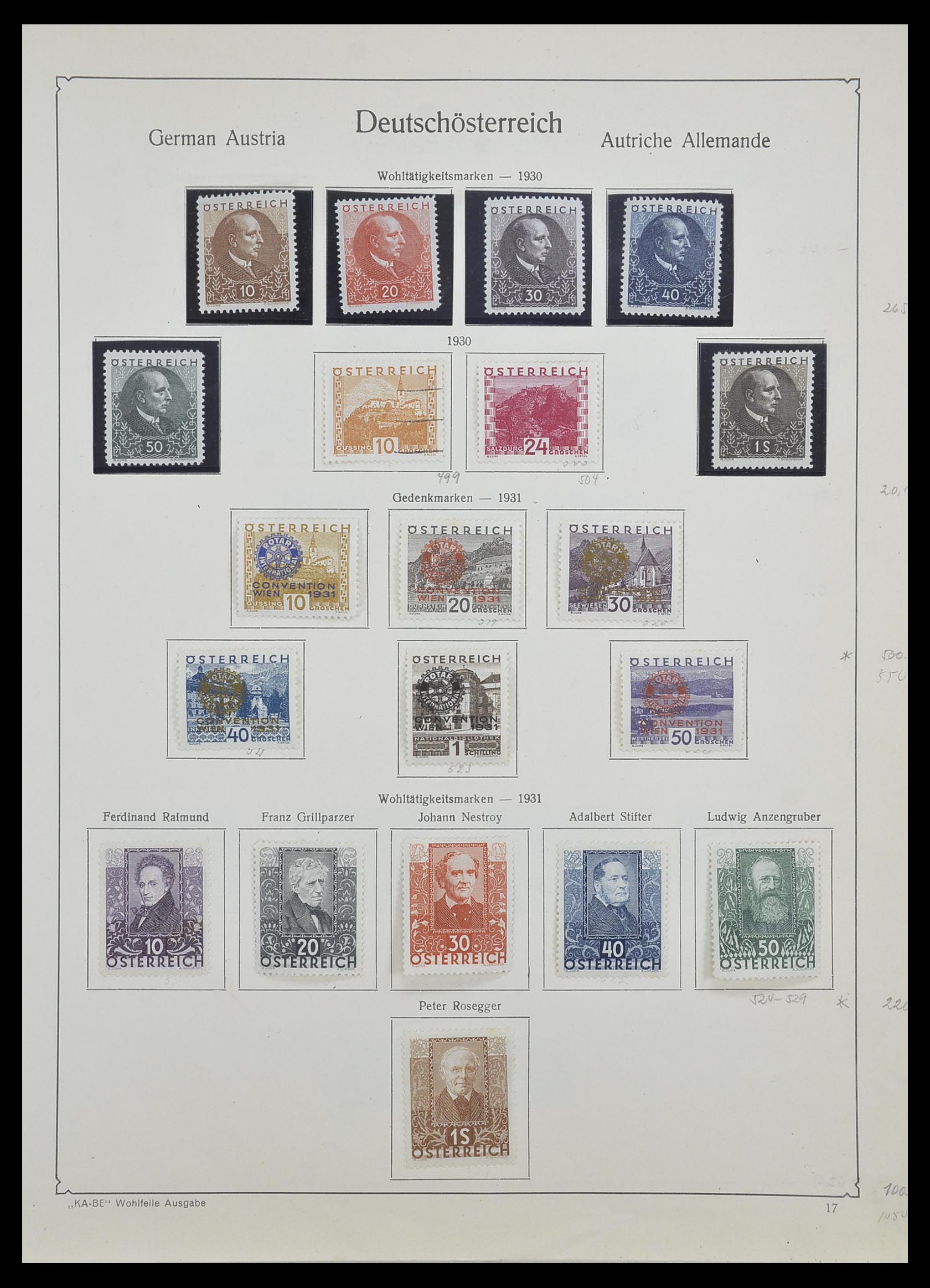 33593 032 - Postzegelverzameling 33593 Oostenrijk en gebieden 1850-1959.