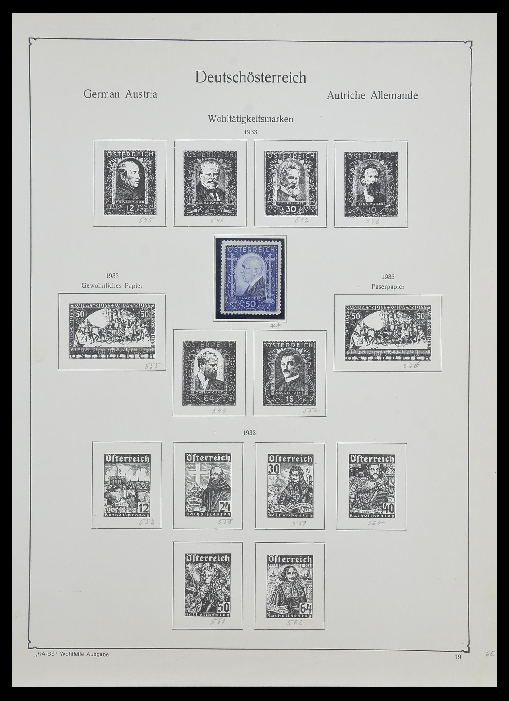 33593 034 - Postzegelverzameling 33593 Oostenrijk en gebieden 1850-1959.
