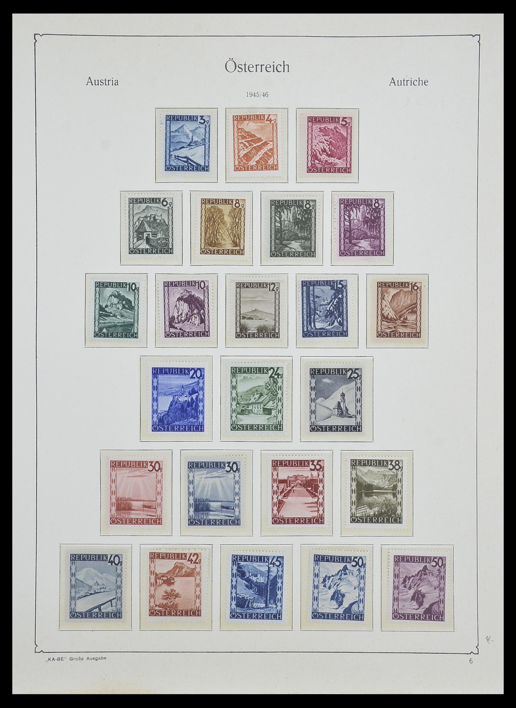 33593 047 - Postzegelverzameling 33593 Oostenrijk en gebieden 1850-1959.