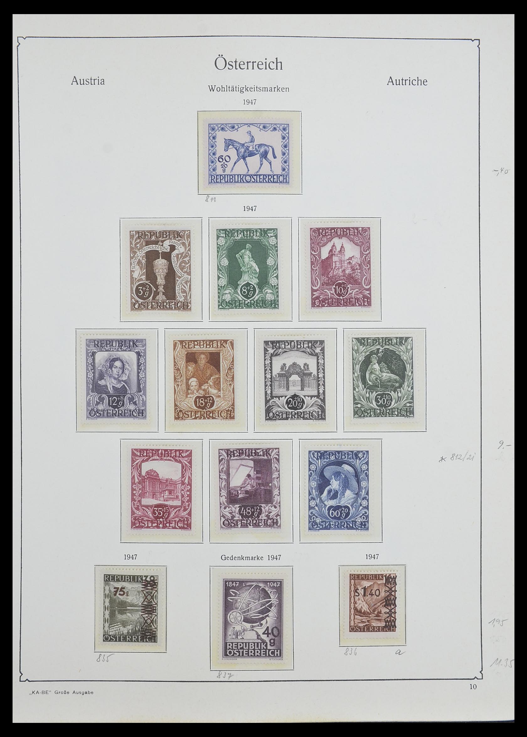 33593 051 - Postzegelverzameling 33593 Oostenrijk en gebieden 1850-1959.