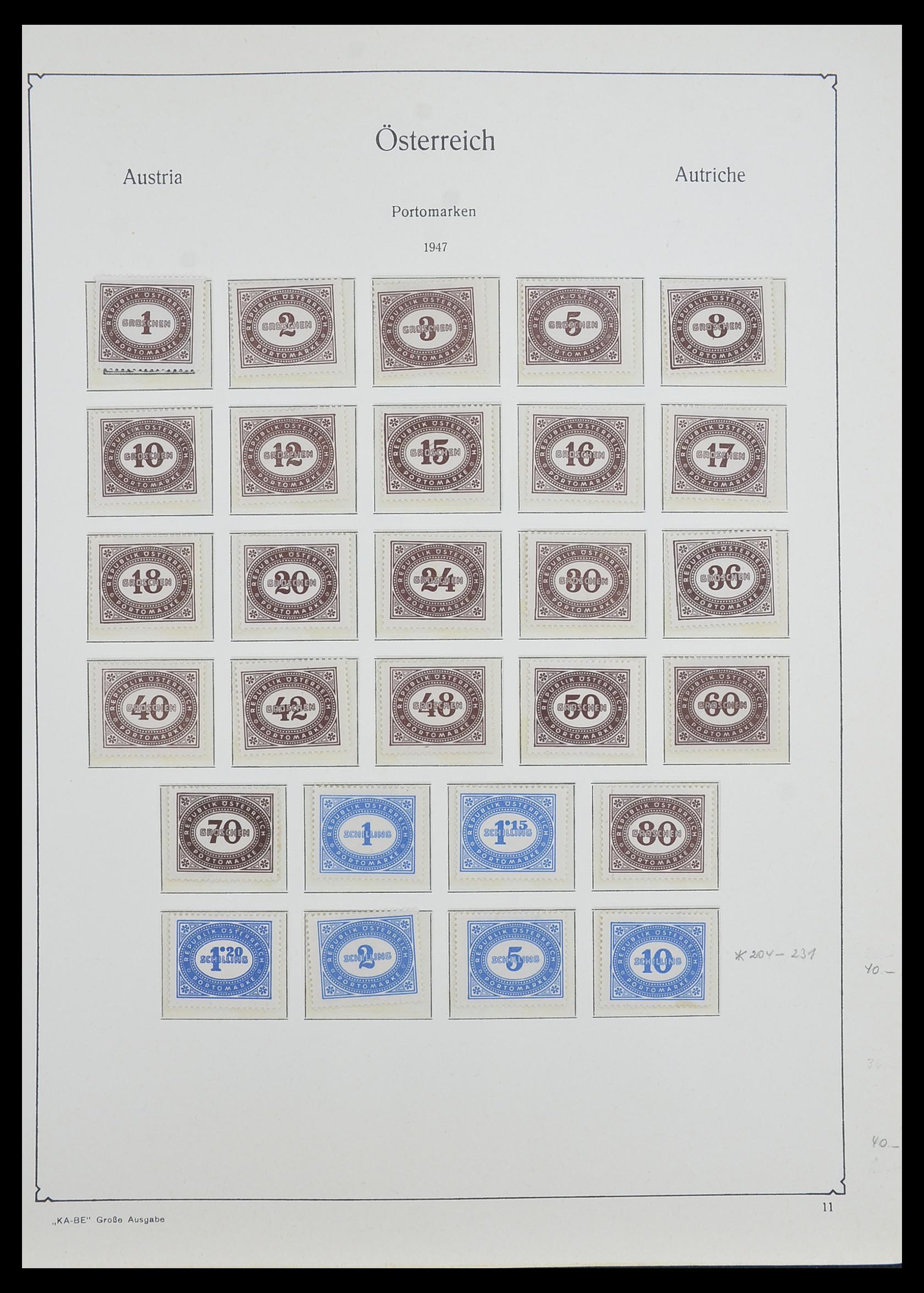 33593 052 - Stamp collection 33593 Austria and territories 1850-1959.