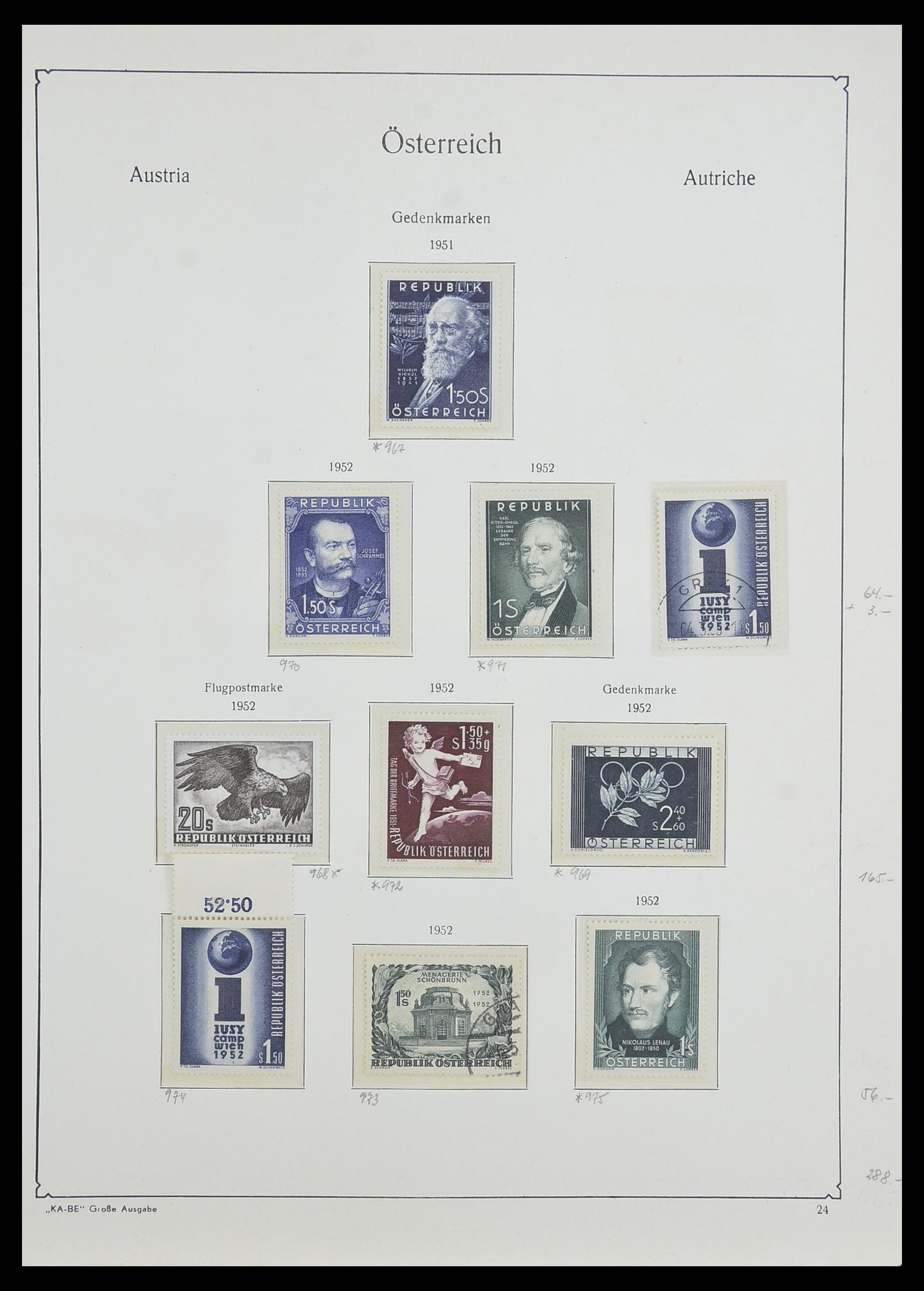33593 065 - Stamp collection 33593 Austria and territories 1850-1959.