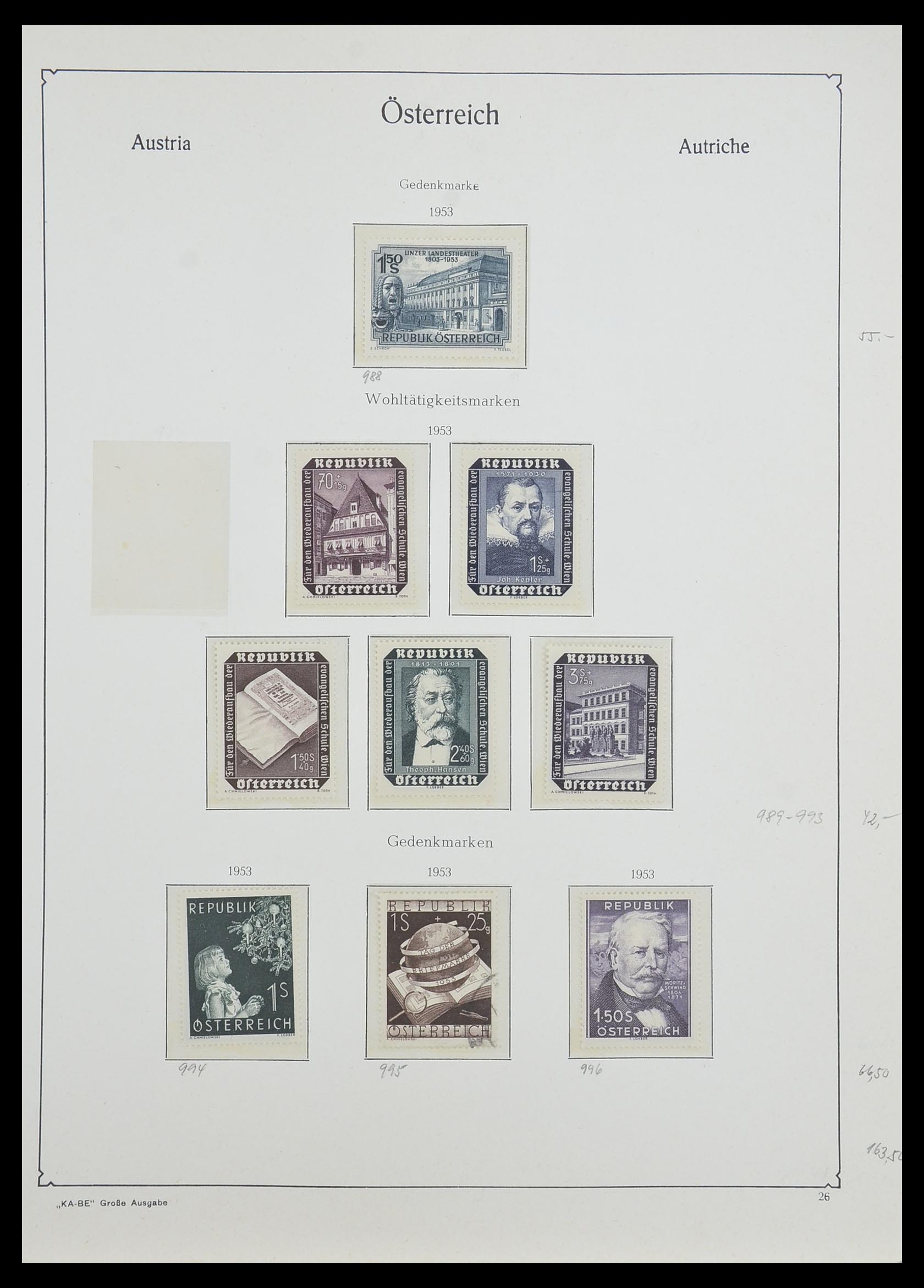 33593 067 - Stamp collection 33593 Austria and territories 1850-1959.