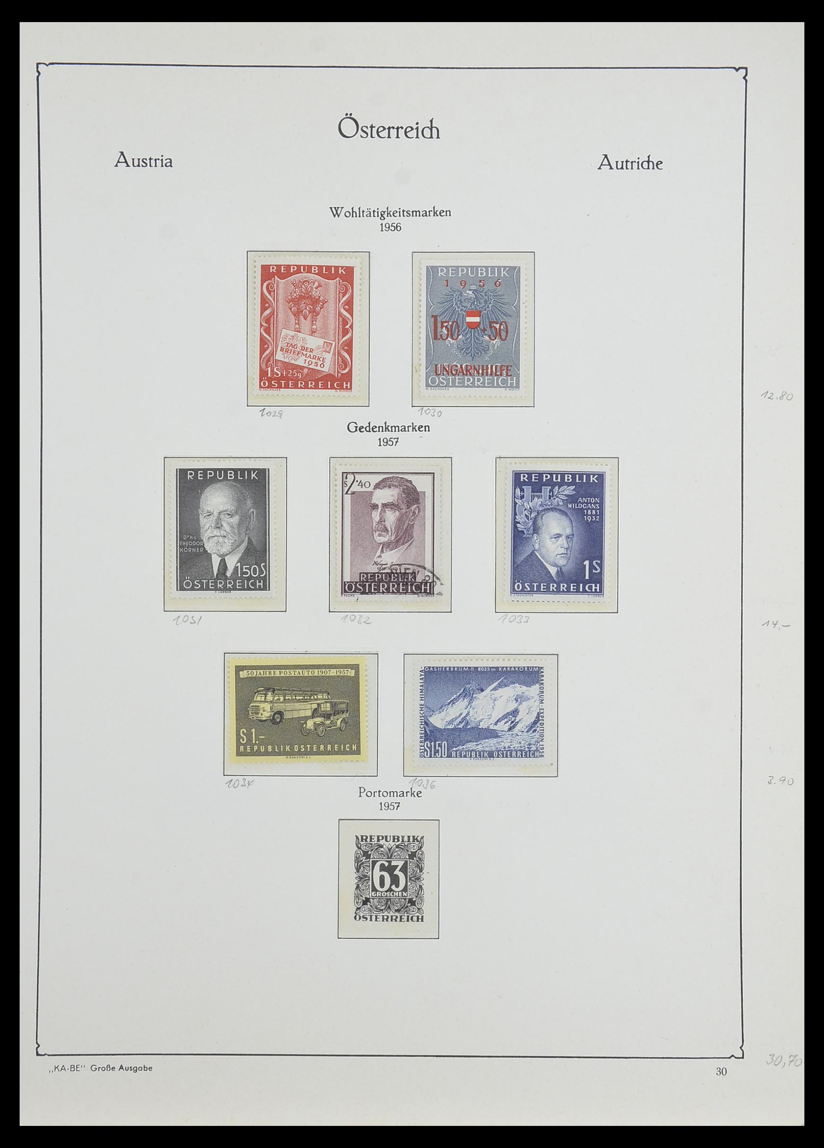 33593 071 - Stamp collection 33593 Austria and territories 1850-1959.