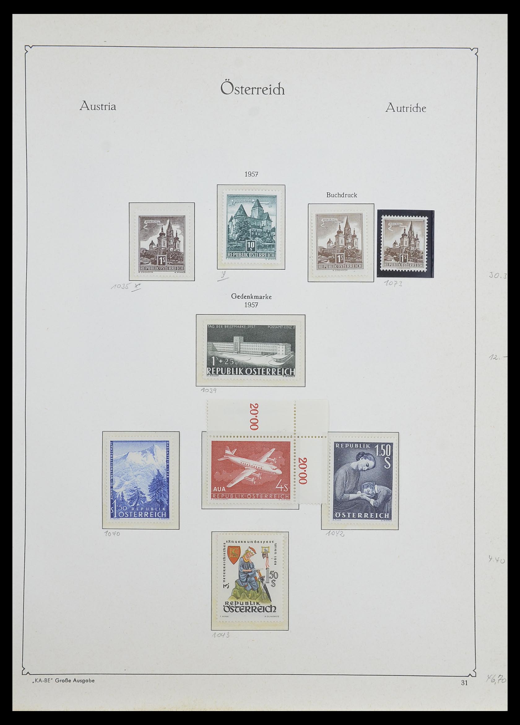 33593 072 - Stamp collection 33593 Austria and territories 1850-1959.