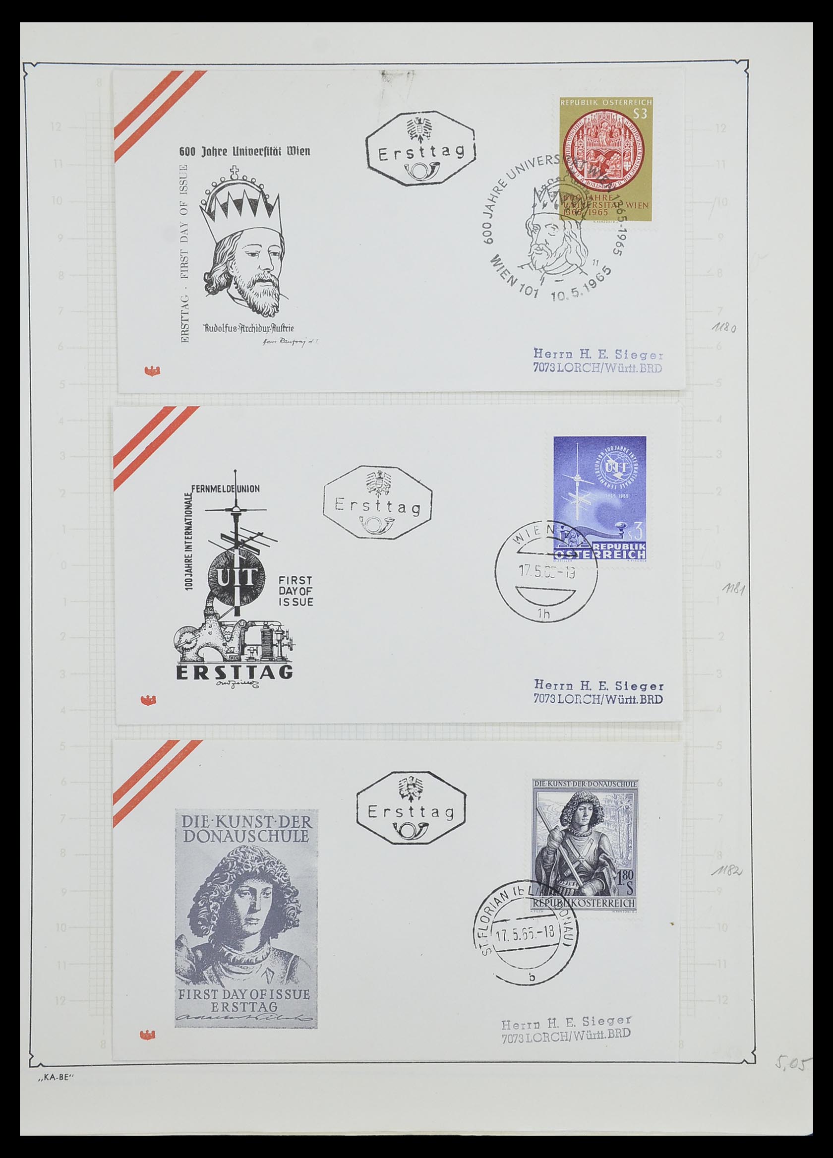 33593 079 - Stamp collection 33593 Austria and territories 1850-1959.