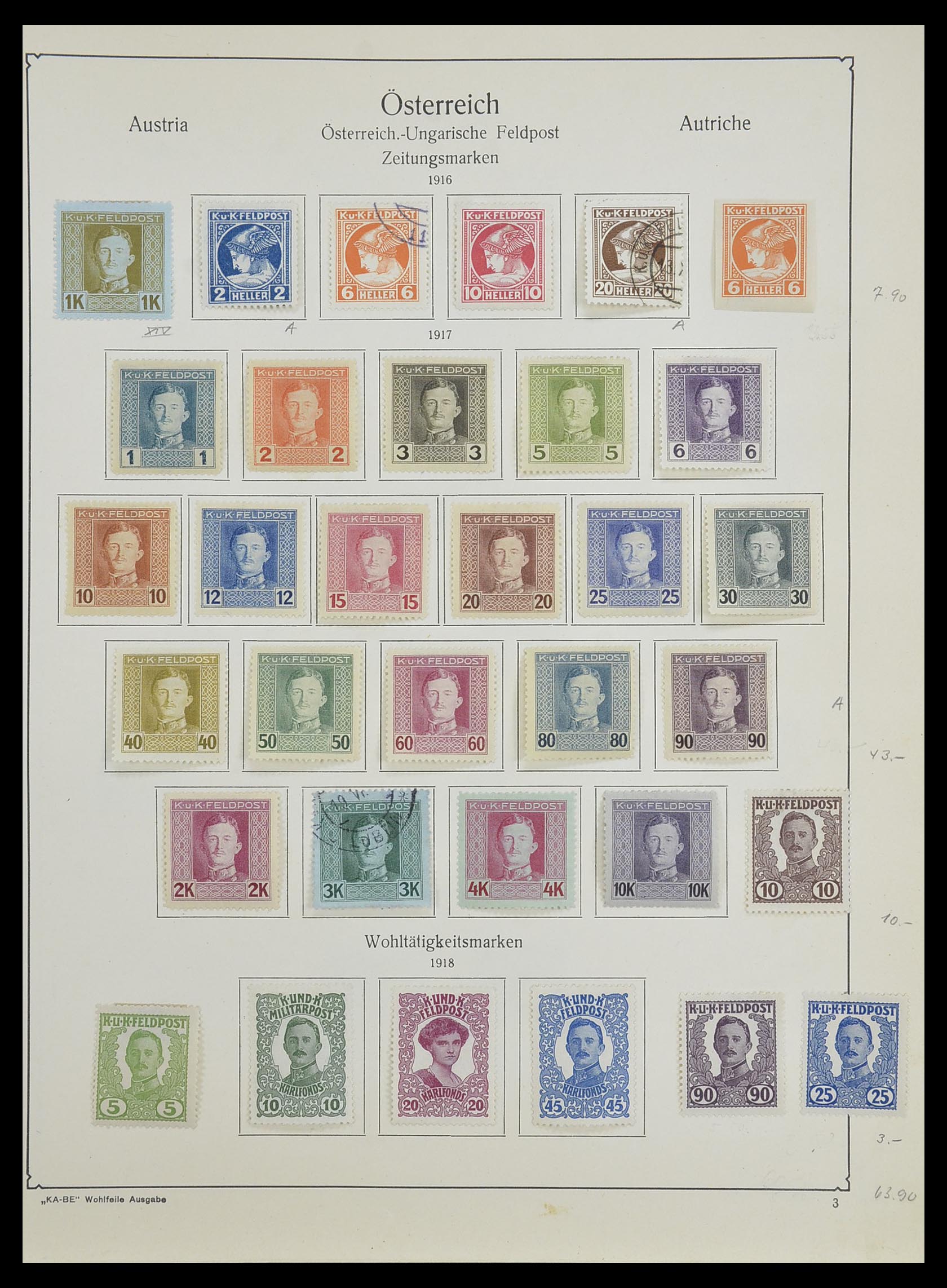 33593 086 - Postzegelverzameling 33593 Oostenrijk en gebieden 1850-1959.
