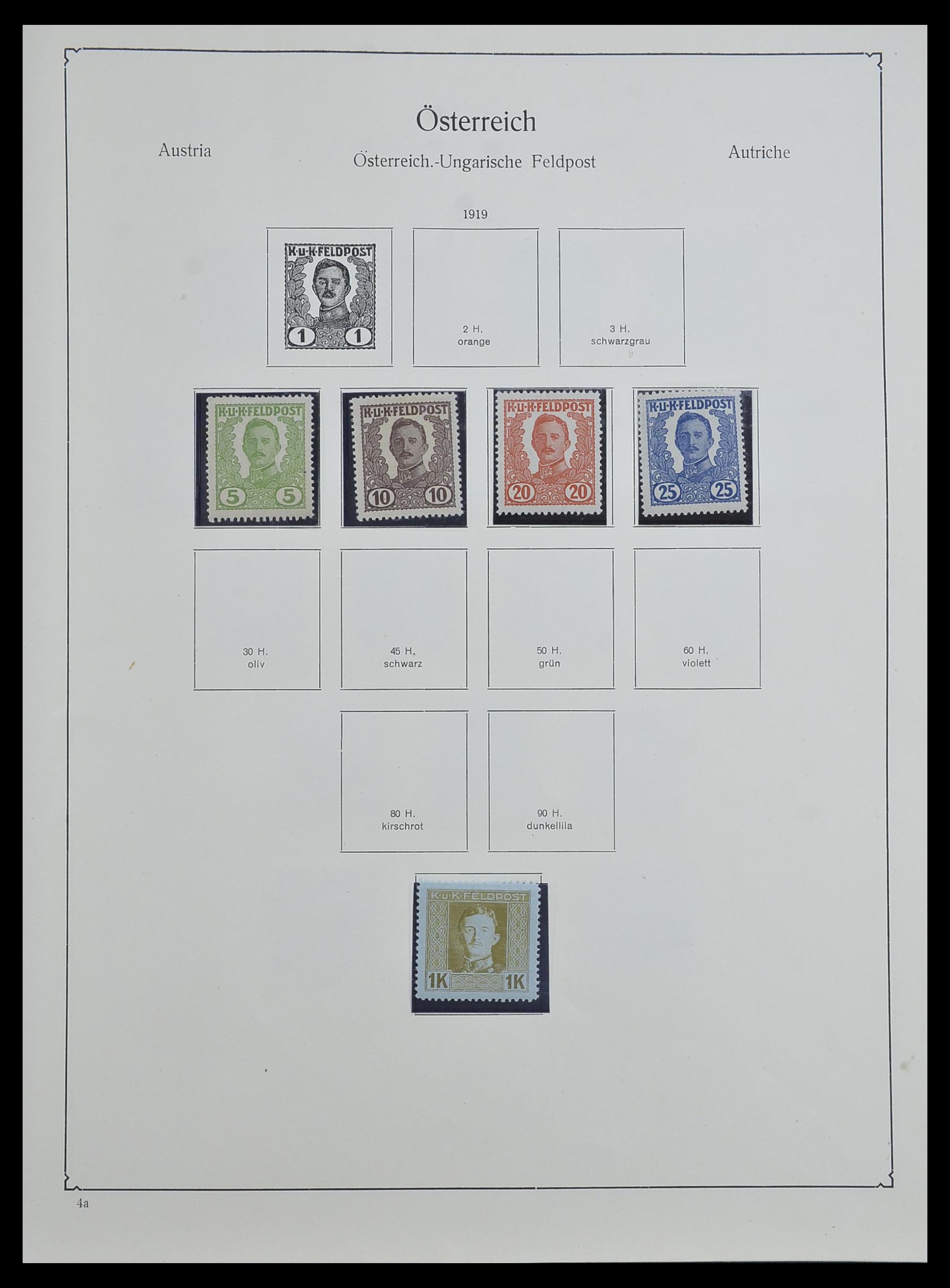 33594 015 - Postzegelverzameling 33594 Oostenrijk en gebieden 1850-1918.