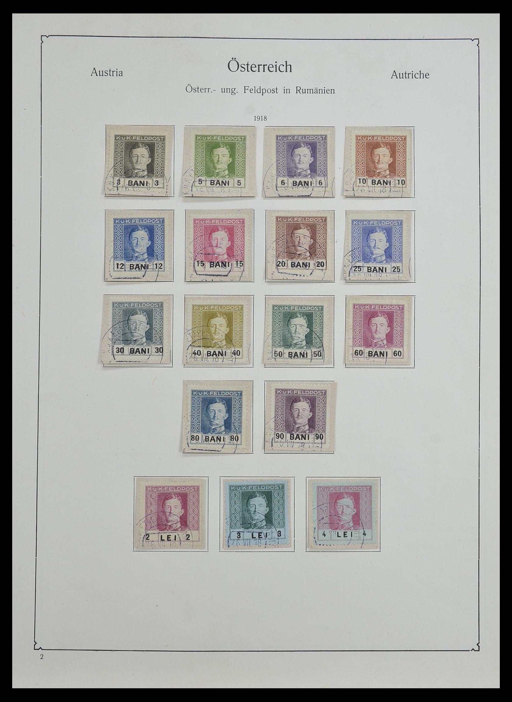 33594 019 - Stamp collection 33594 Austria and territories 1850-1918.