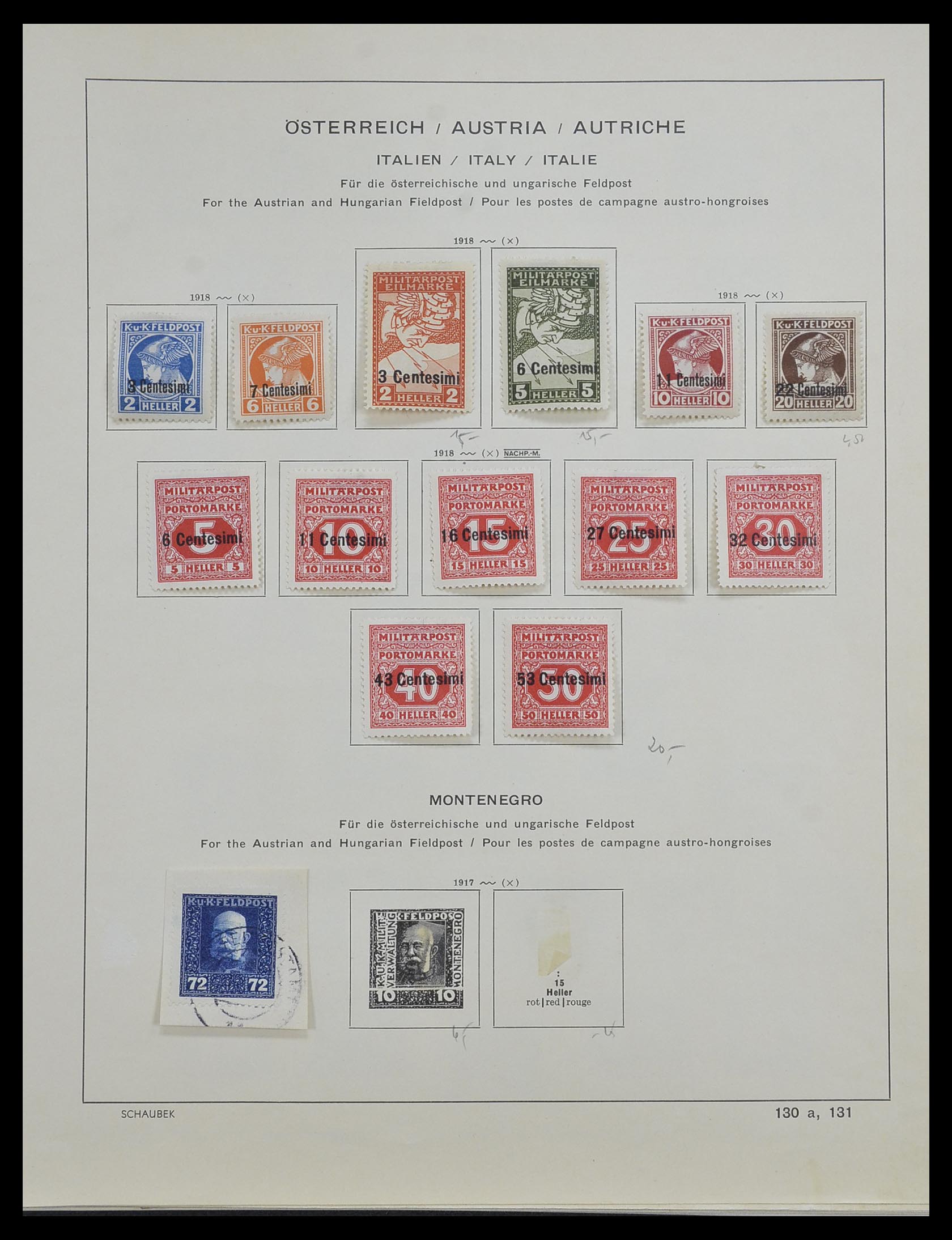 33594 027 - Stamp collection 33594 Austria and territories 1850-1918.