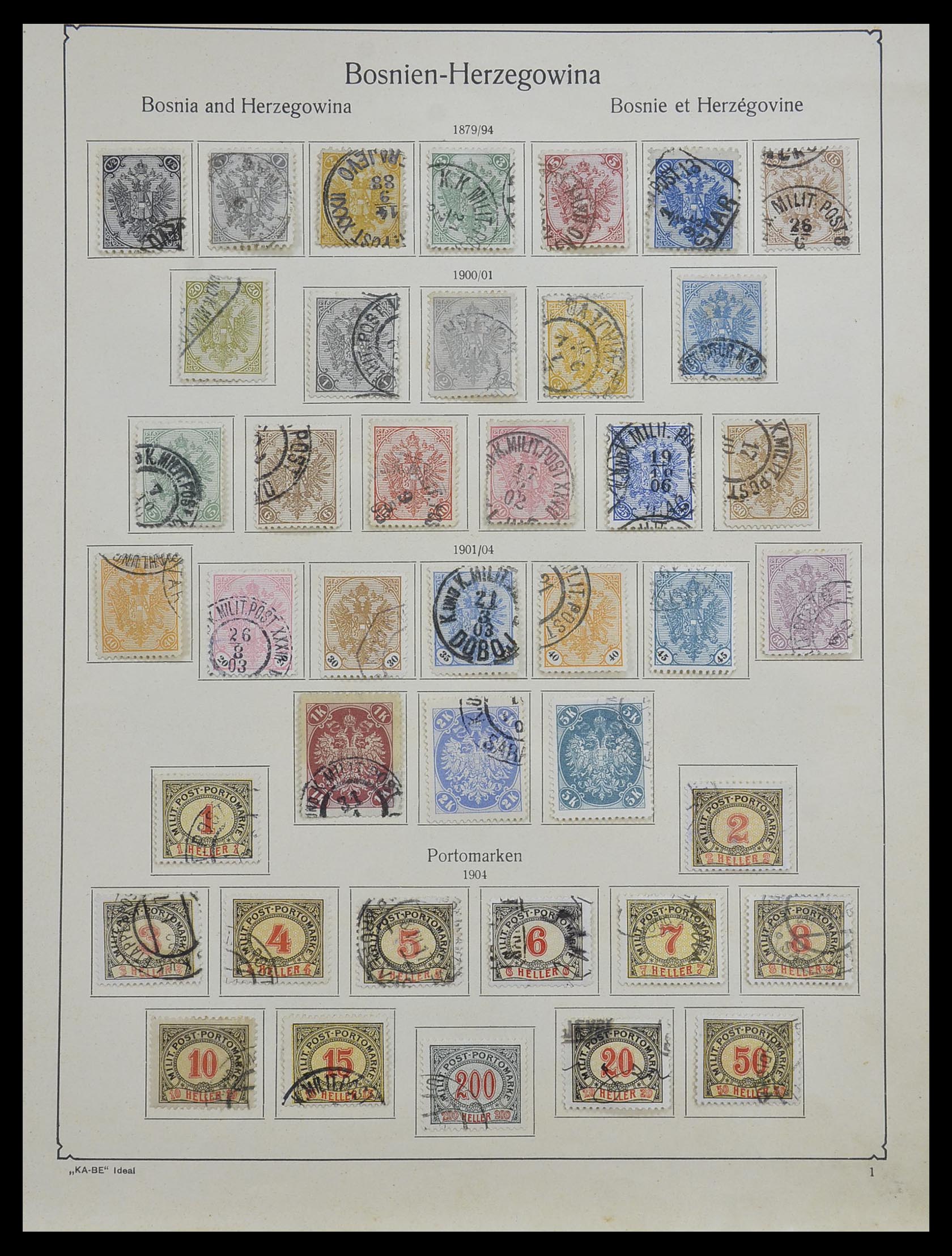 33594 028 - Postzegelverzameling 33594 Oostenrijk en gebieden 1850-1918.
