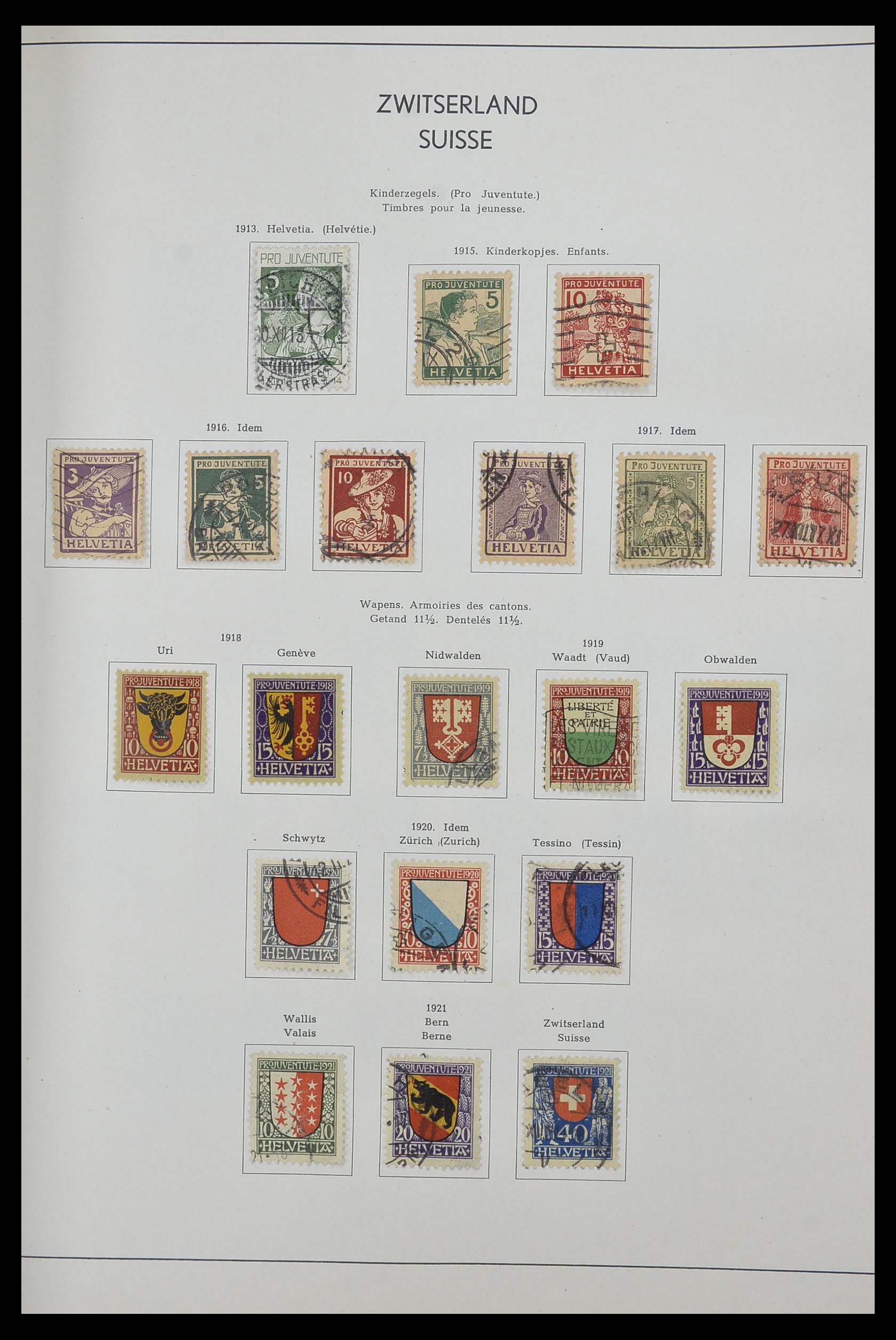 33601 008 - Postzegelverzameling 33601 Zwitserland 1854-1985.
