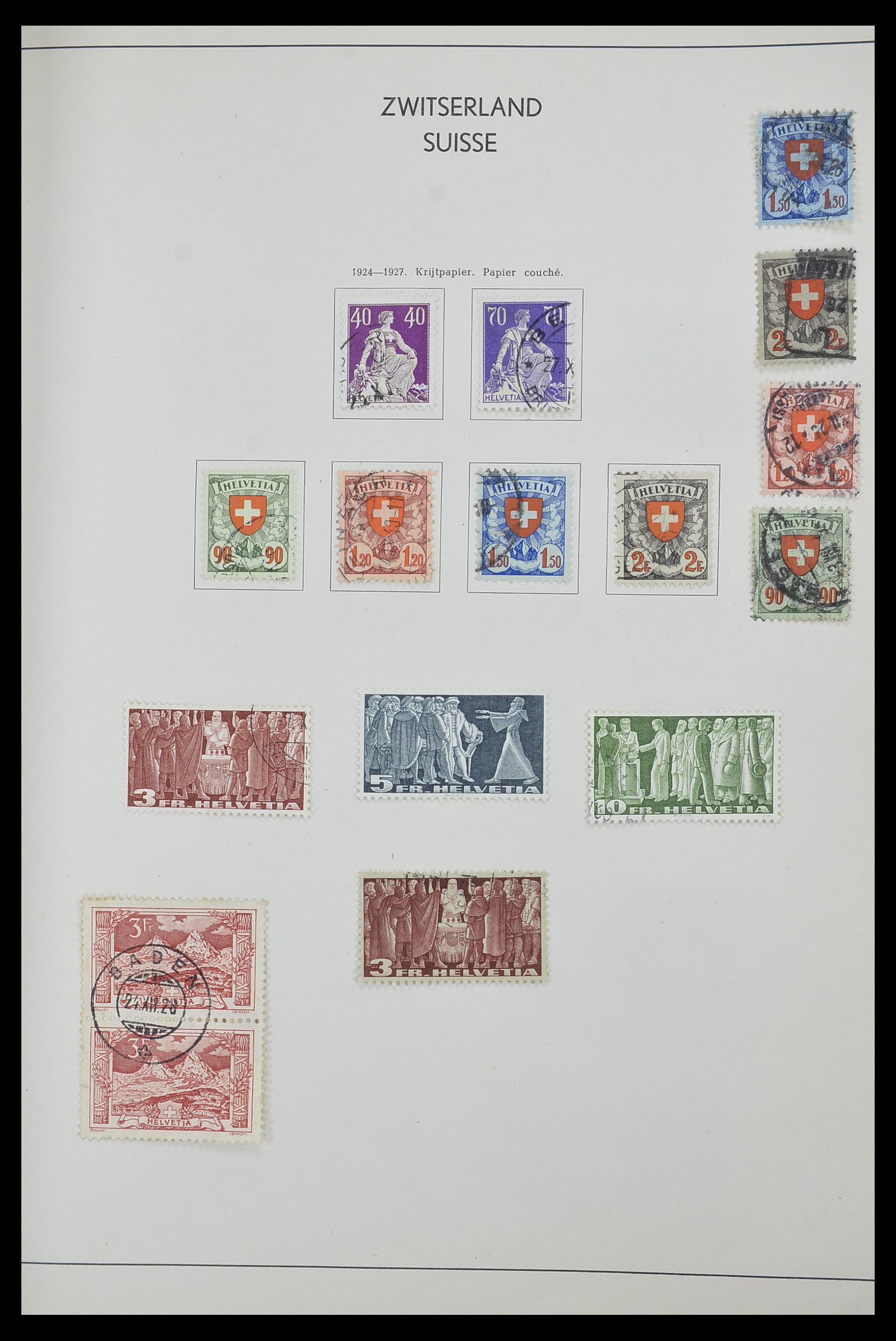 33601 013 - Postzegelverzameling 33601 Zwitserland 1854-1985.