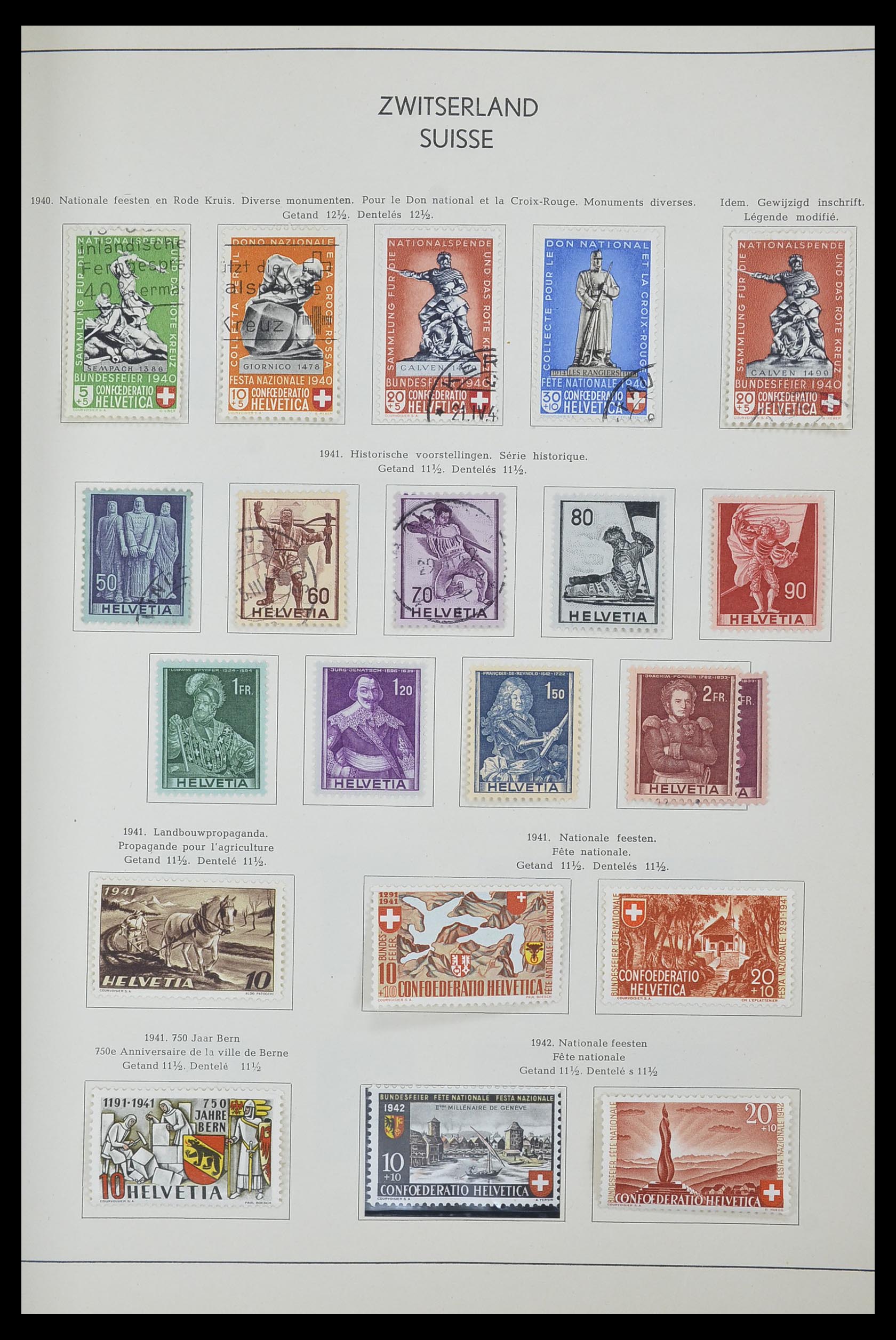 33601 018 - Stamp collection 33601 Switzerland 1854-1985.