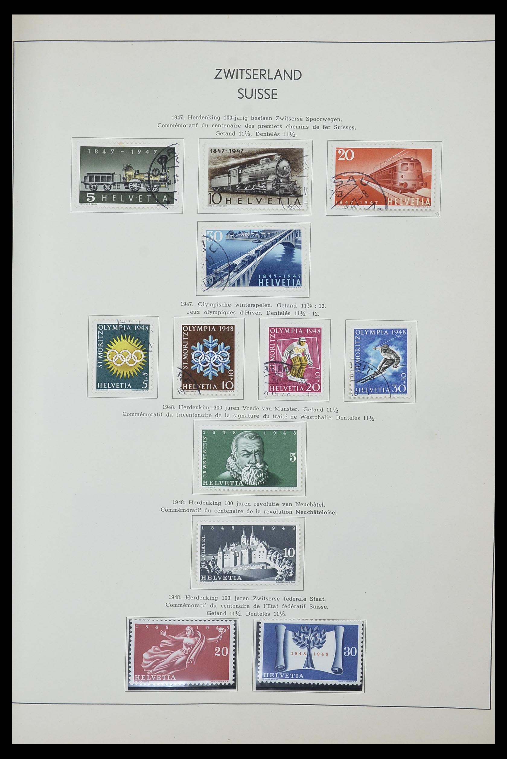 33601 024 - Stamp collection 33601 Switzerland 1854-1985.
