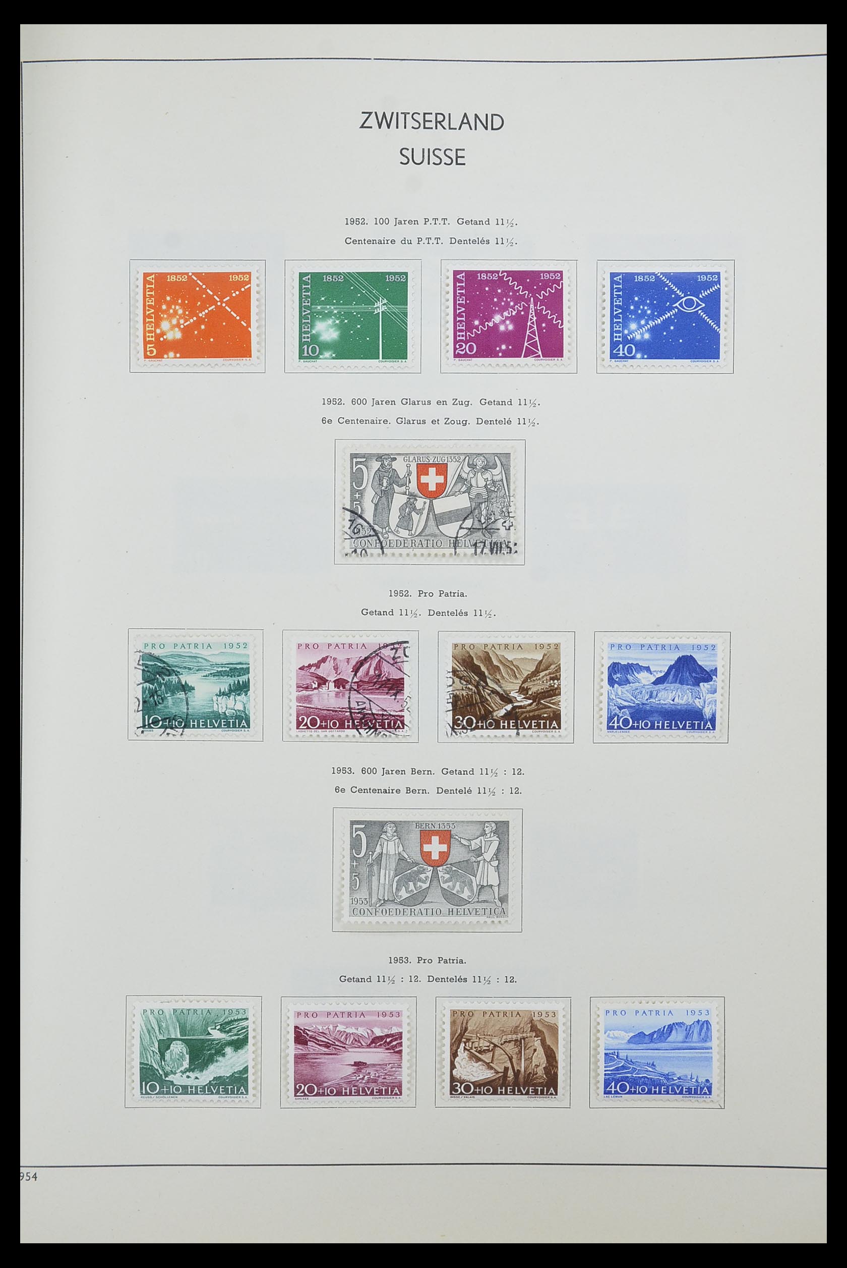 33601 029 - Postzegelverzameling 33601 Zwitserland 1854-1985.