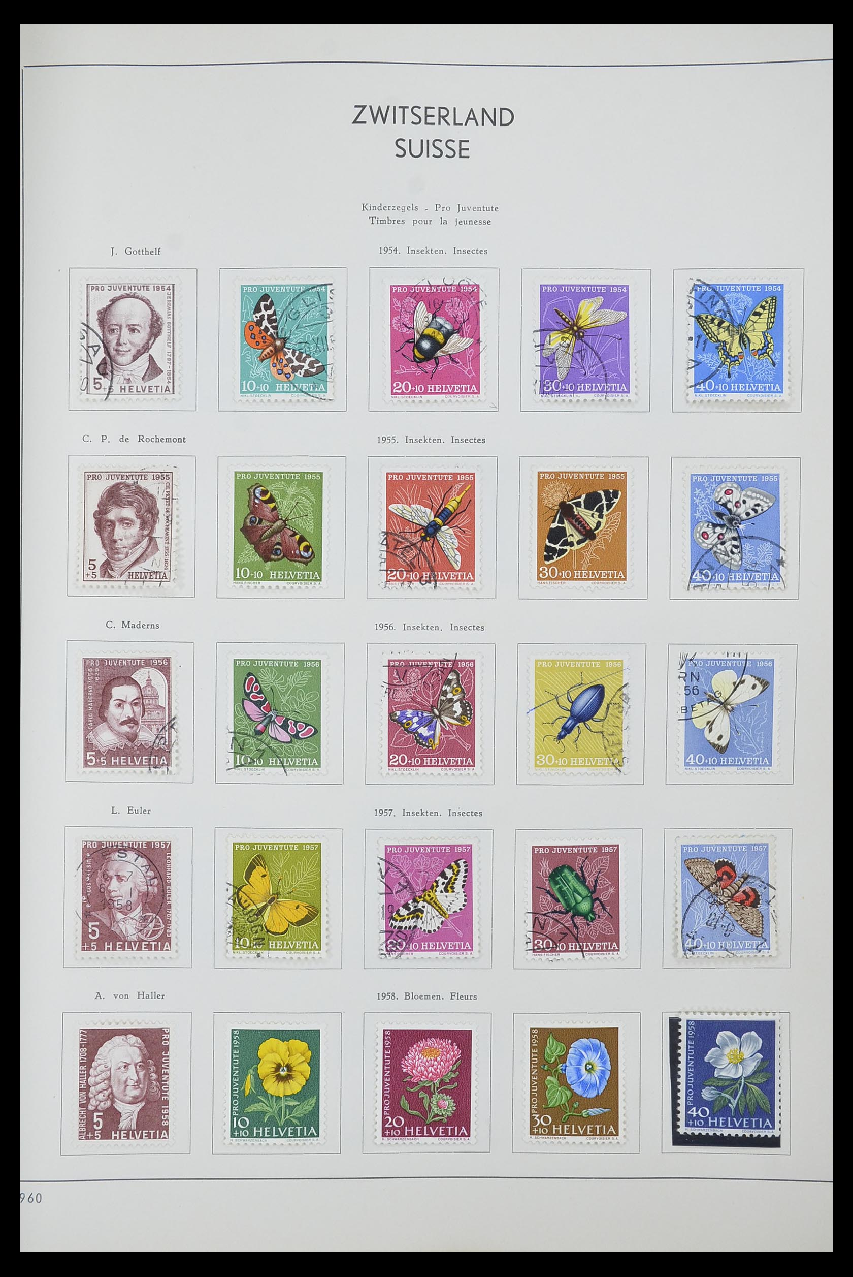 33601 031 - Postzegelverzameling 33601 Zwitserland 1854-1985.