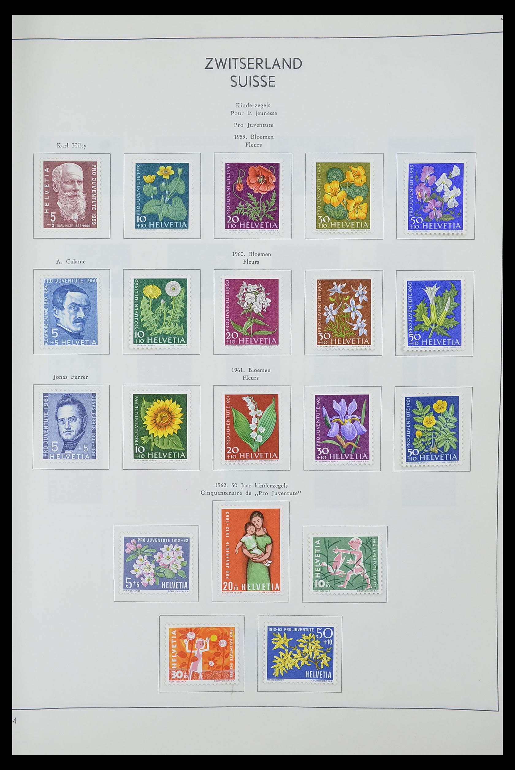 33601 036 - Stamp collection 33601 Switzerland 1854-1985.