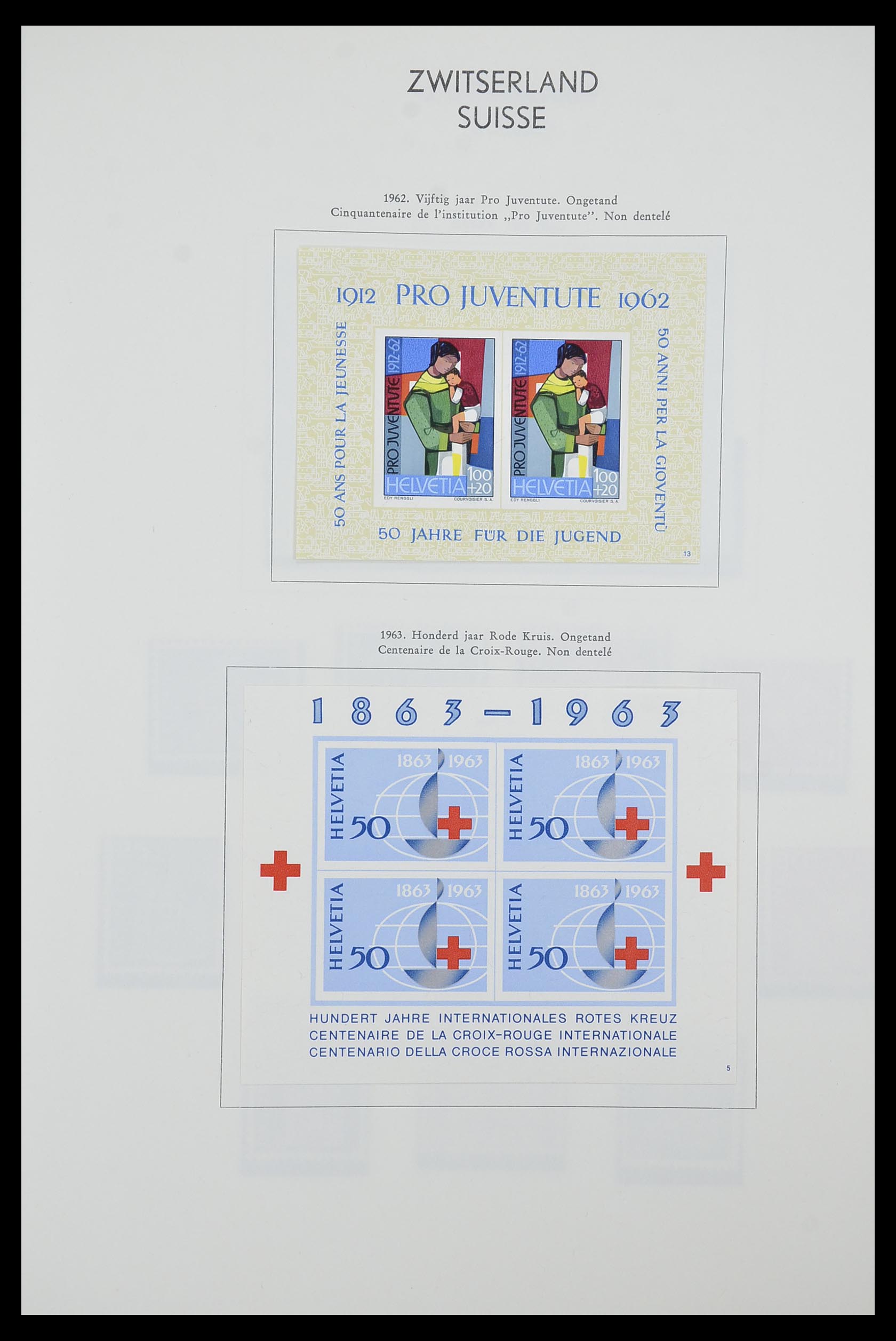 33601 089 - Stamp collection 33601 Switzerland 1854-1985.