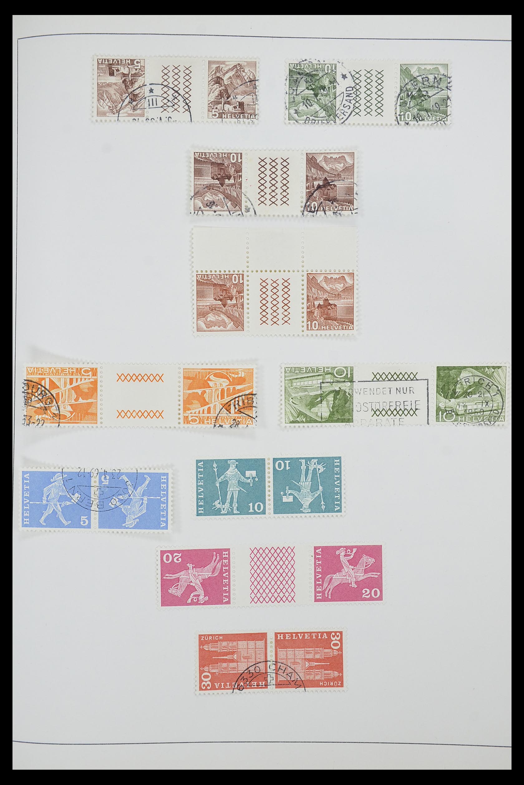 33601 097 - Postzegelverzameling 33601 Zwitserland 1854-1985.