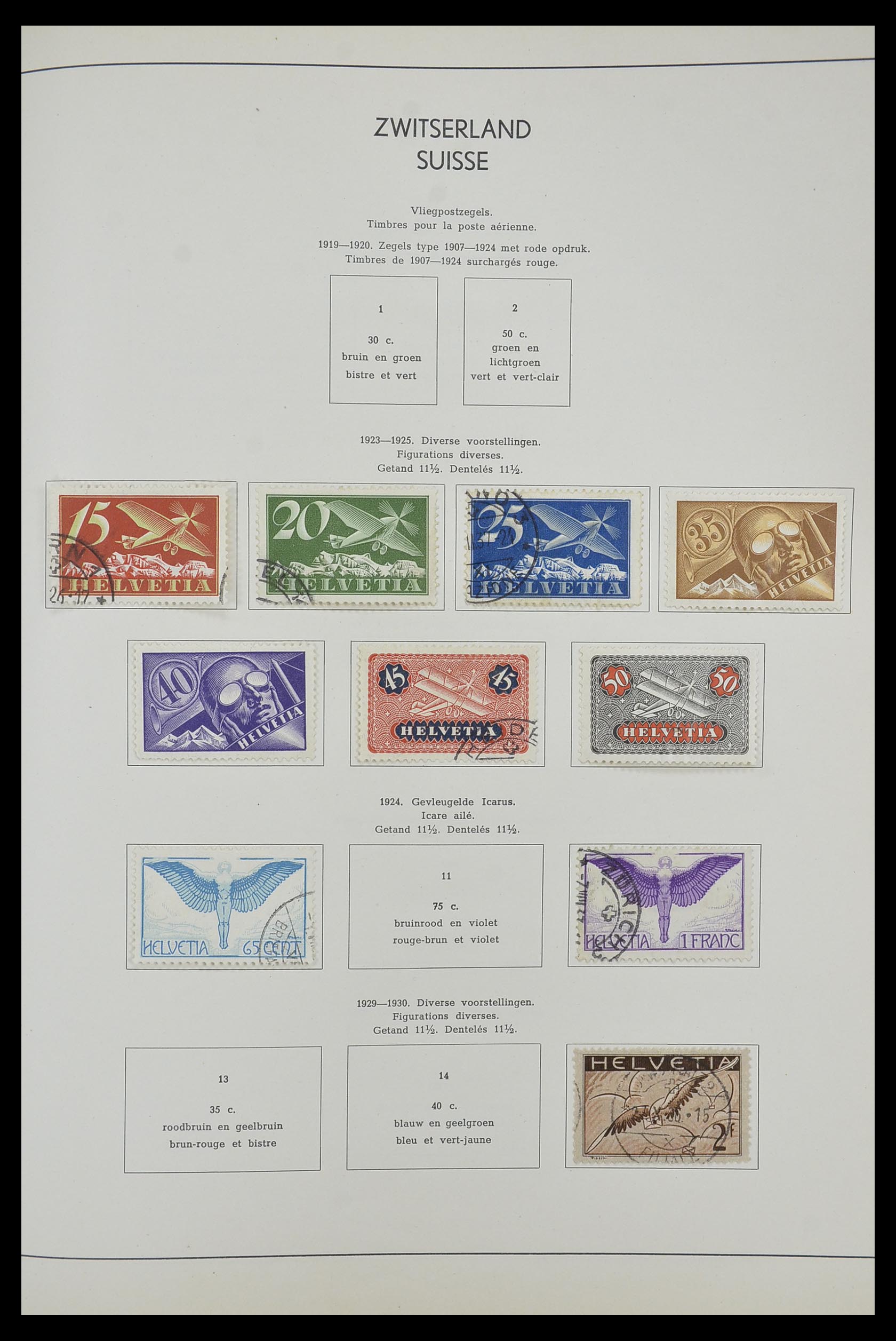 33601 099 - Stamp collection 33601 Switzerland 1854-1985.