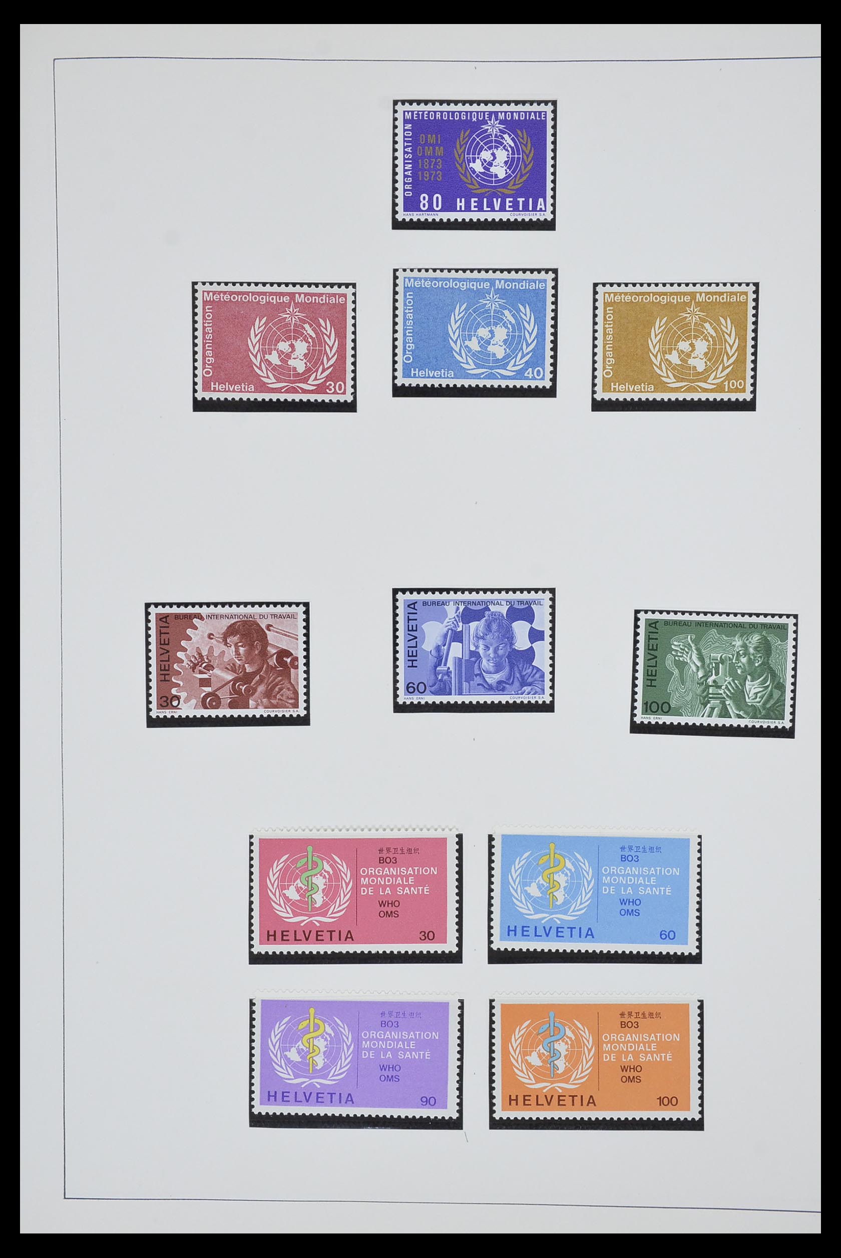33601 124 - Stamp collection 33601 Switzerland 1854-1985.