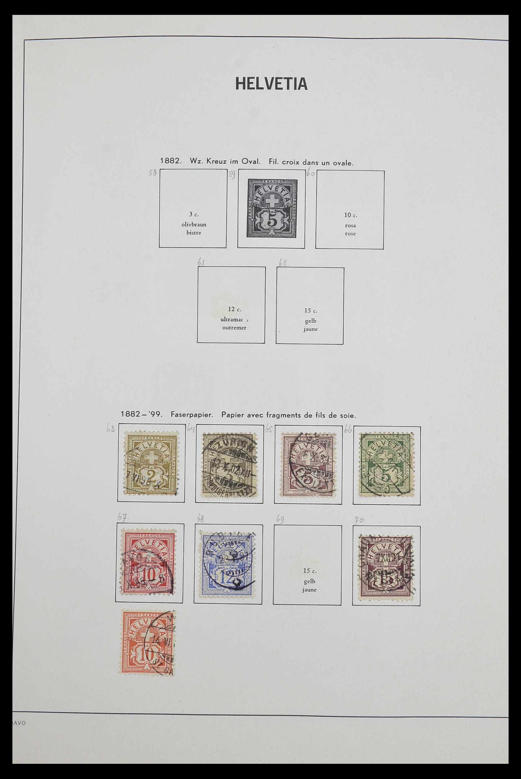 33602 003 - Postzegelverzameling 33602 Zwitserland 1854-1984.