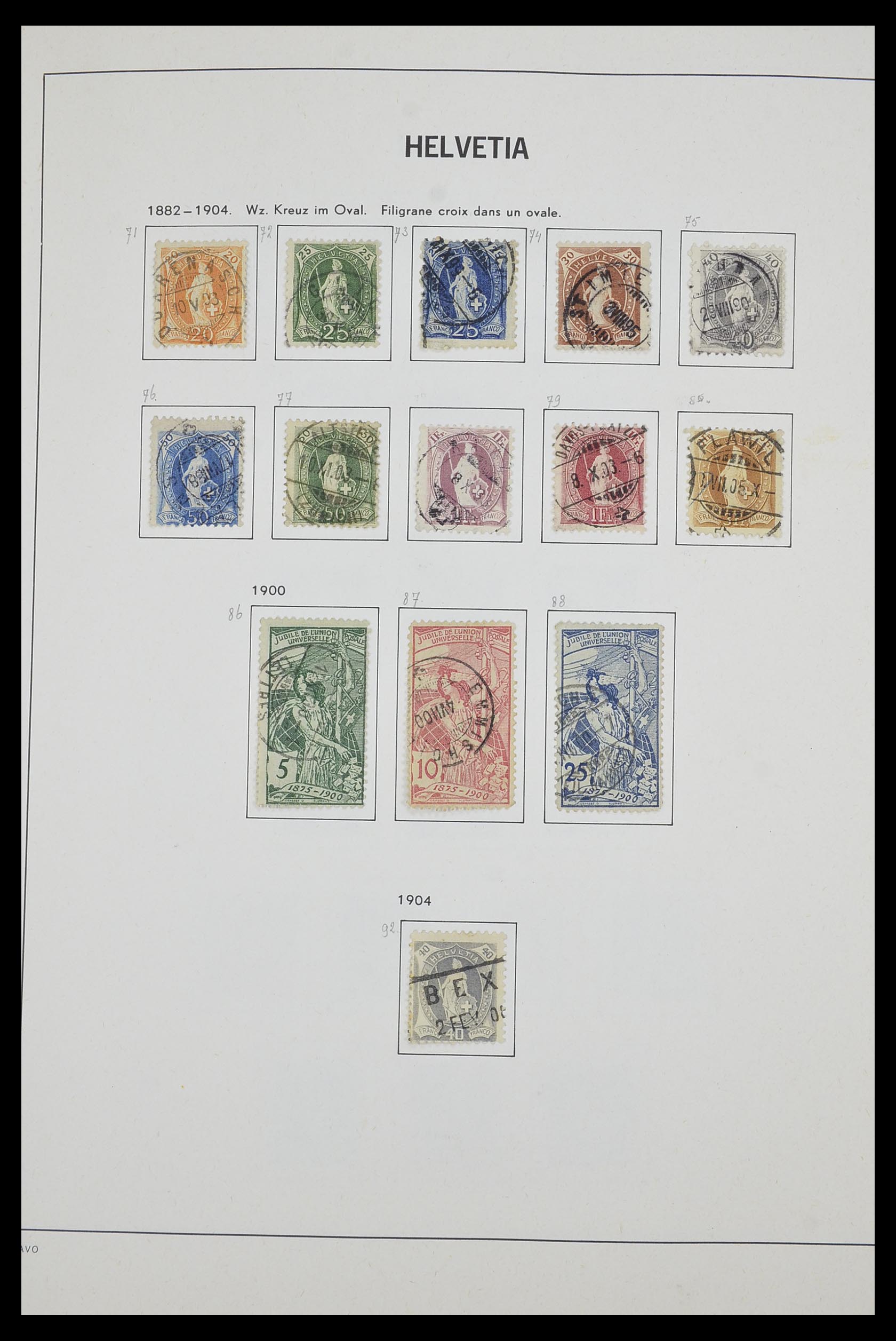 33602 004 - Stamp collection 33602 Switzerland 1854-1984.