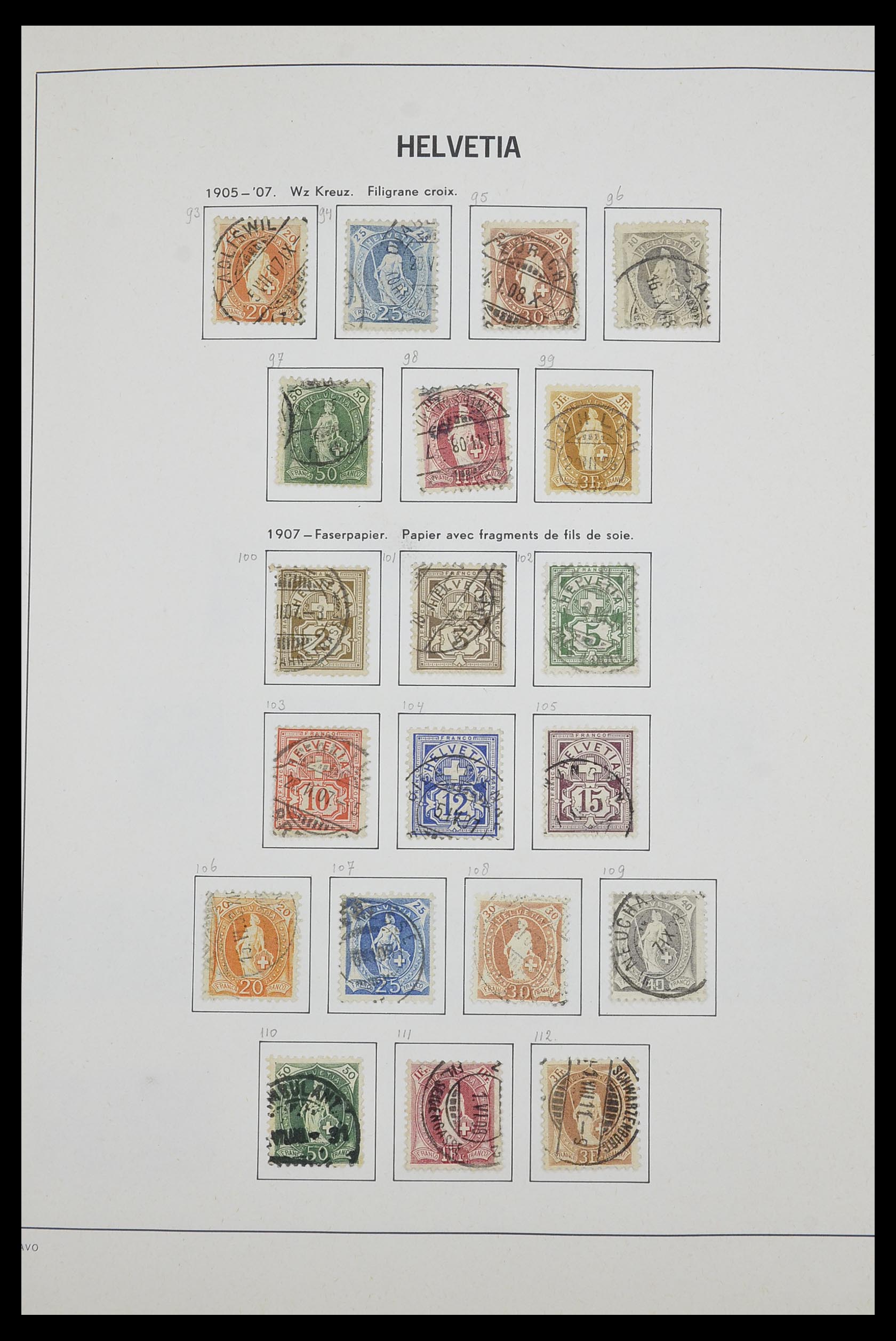 33602 005 - Postzegelverzameling 33602 Zwitserland 1854-1984.