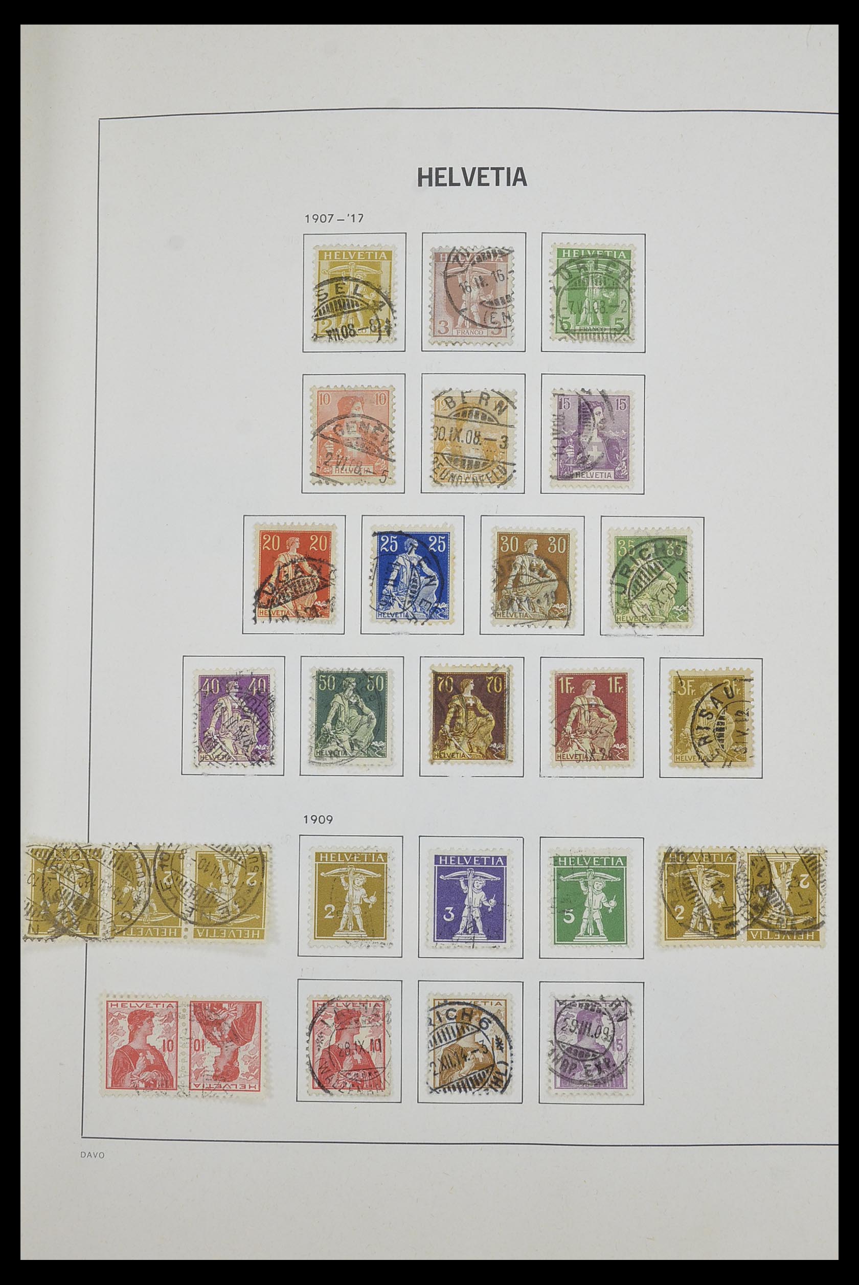 33602 006 - Postzegelverzameling 33602 Zwitserland 1854-1984.