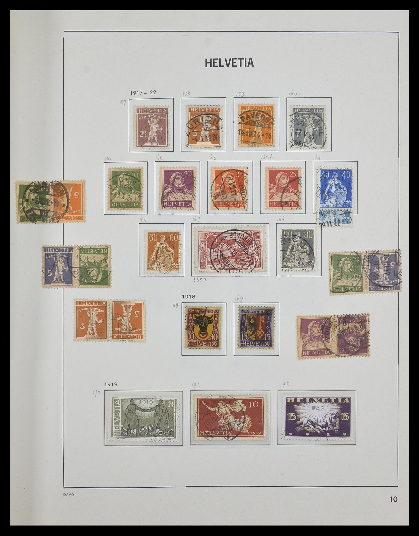 33602 009 - Postzegelverzameling 33602 Zwitserland 1854-1984.