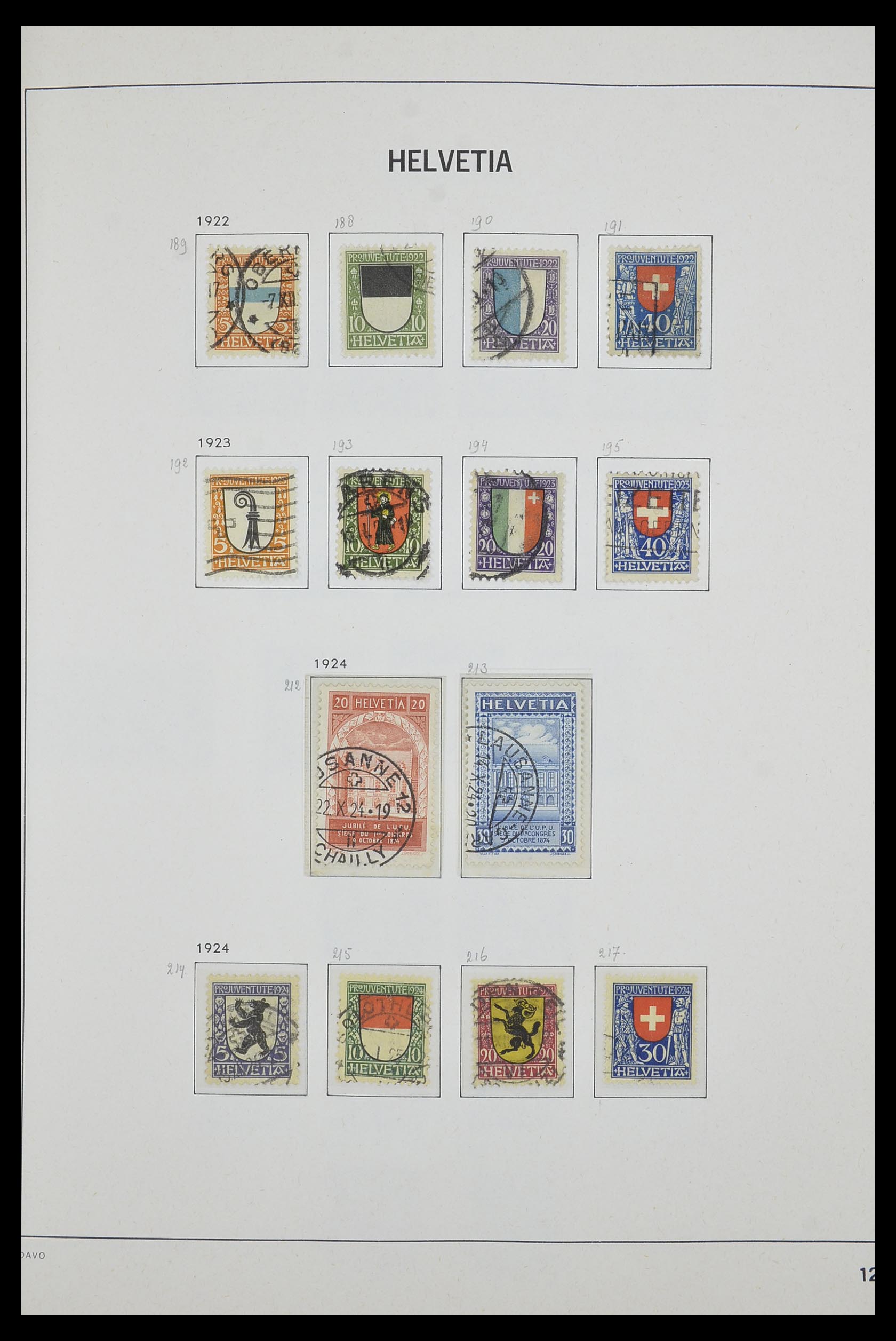 33602 011 - Postzegelverzameling 33602 Zwitserland 1854-1984.