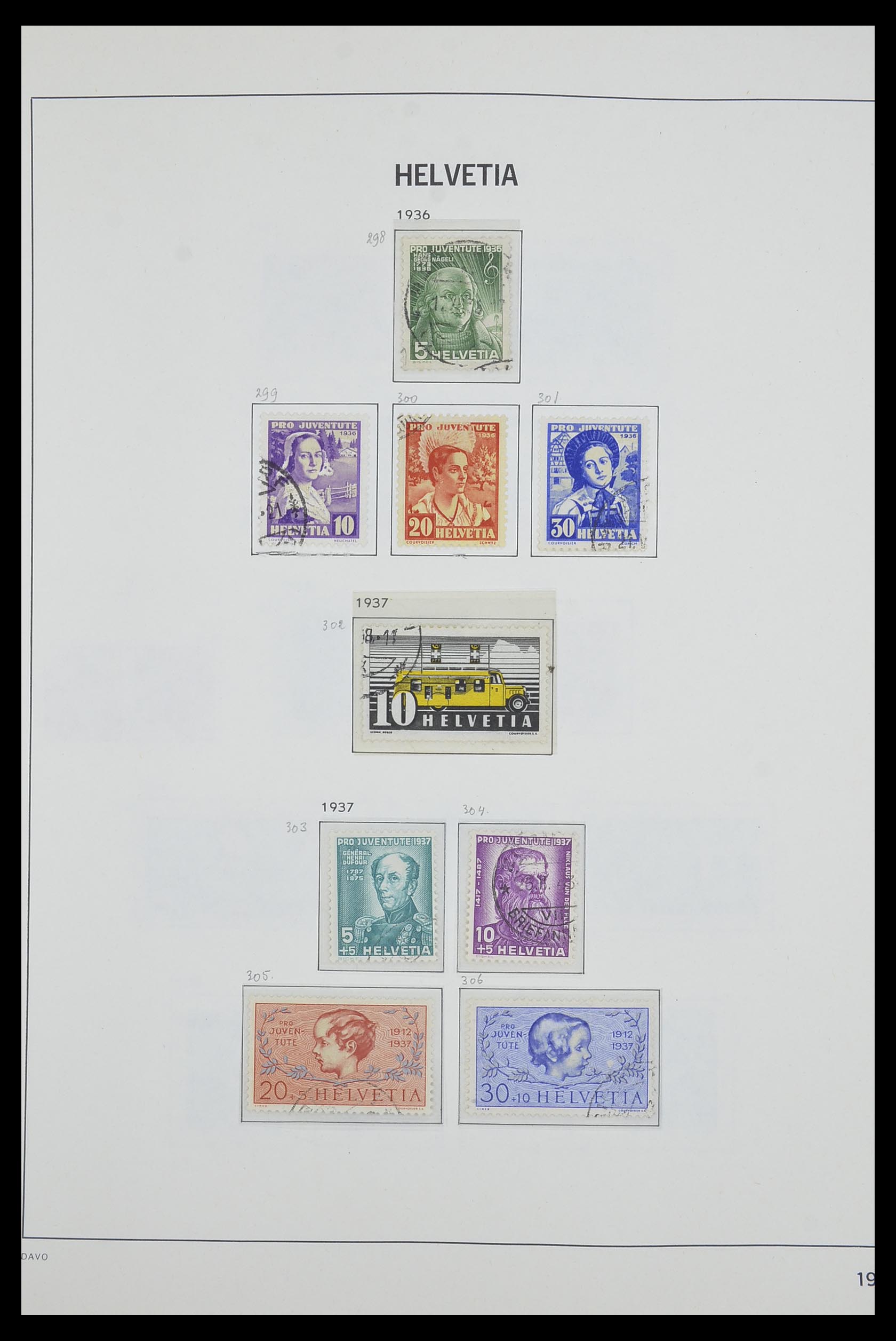 33602 018 - Postzegelverzameling 33602 Zwitserland 1854-1984.