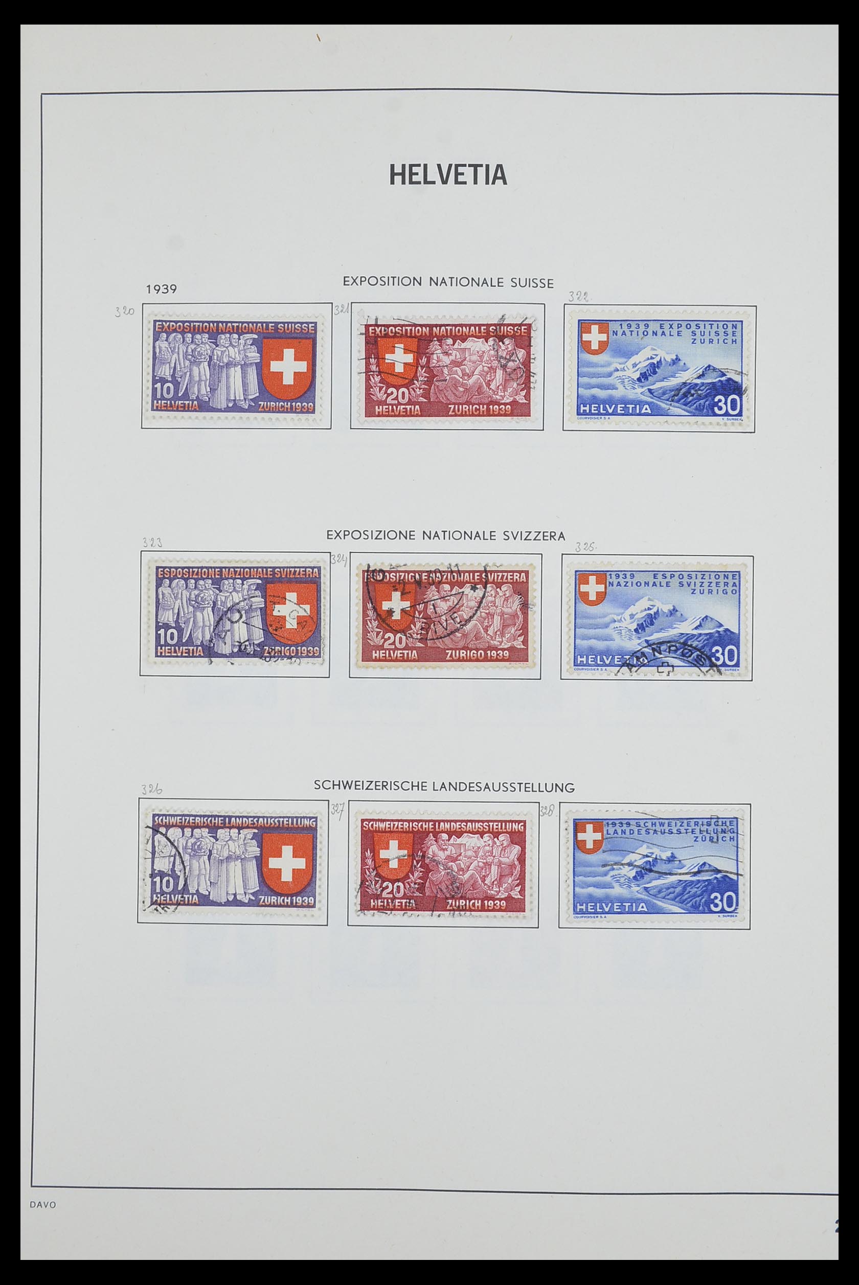 33602 020 - Postzegelverzameling 33602 Zwitserland 1854-1984.