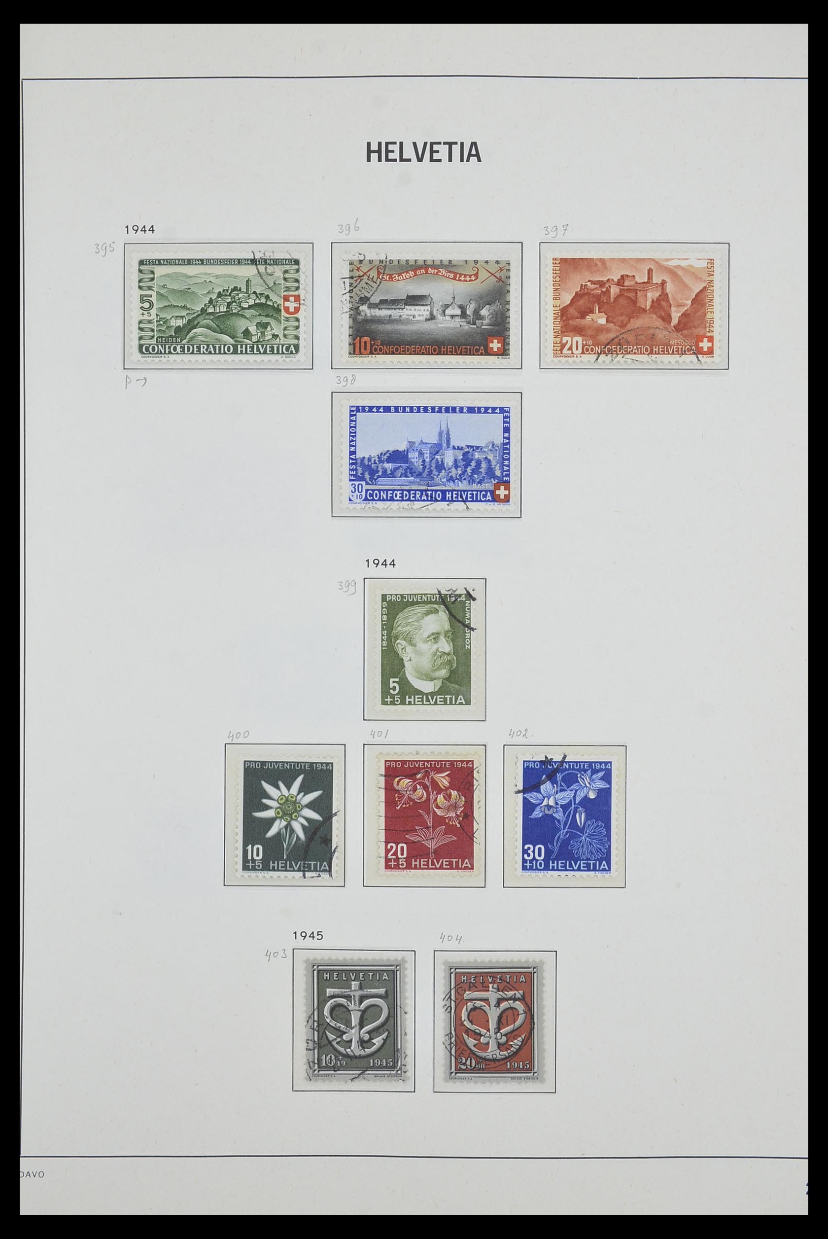 33602 026 - Stamp collection 33602 Switzerland 1854-1984.