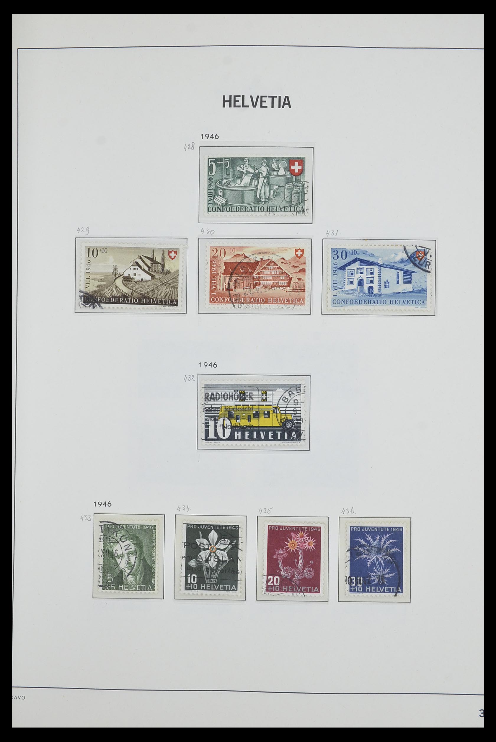 33602 029 - Stamp collection 33602 Switzerland 1854-1984.